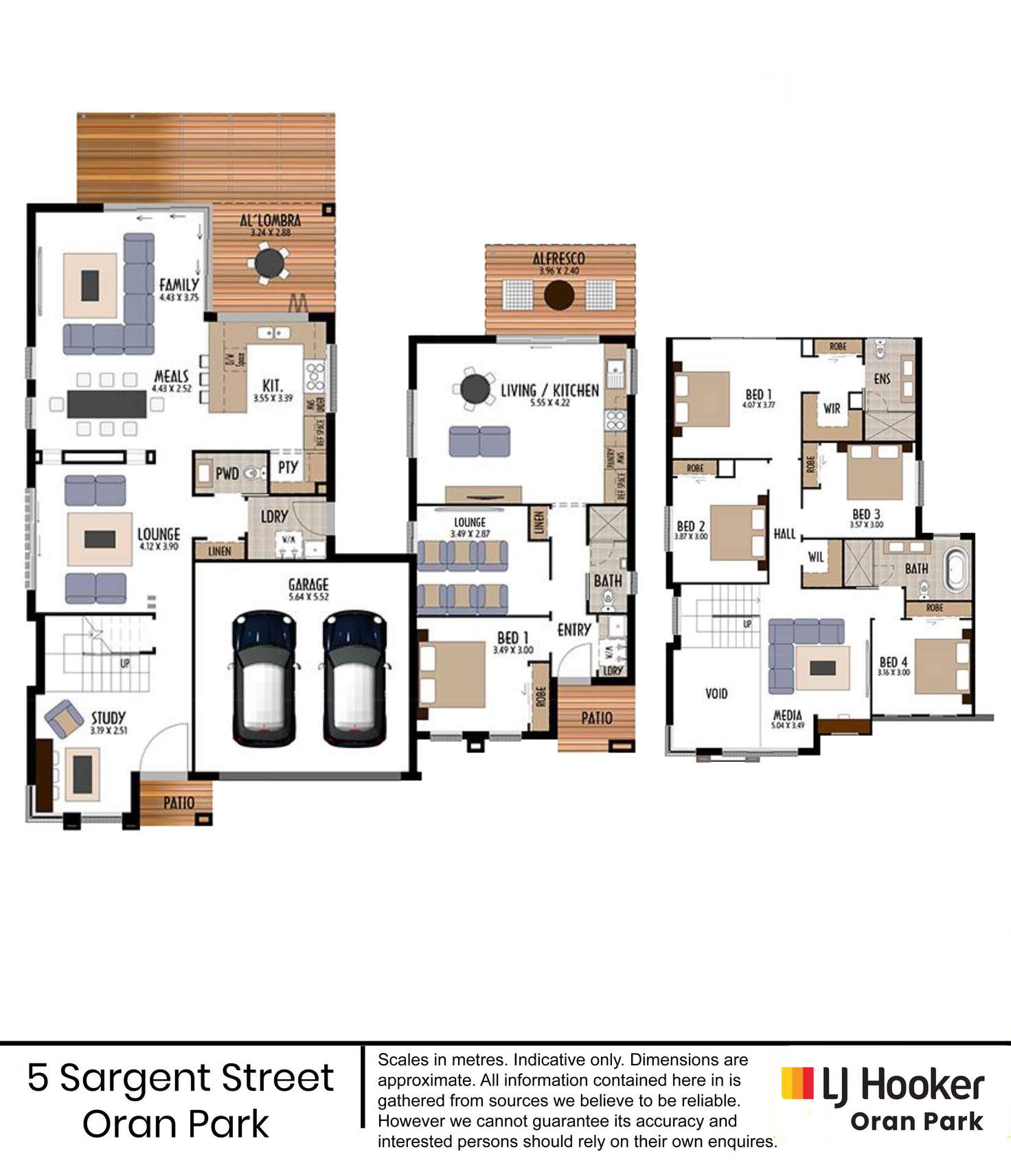 Floorplan of Homely house listing, 5 Sargent Street, Oran Park NSW 2570