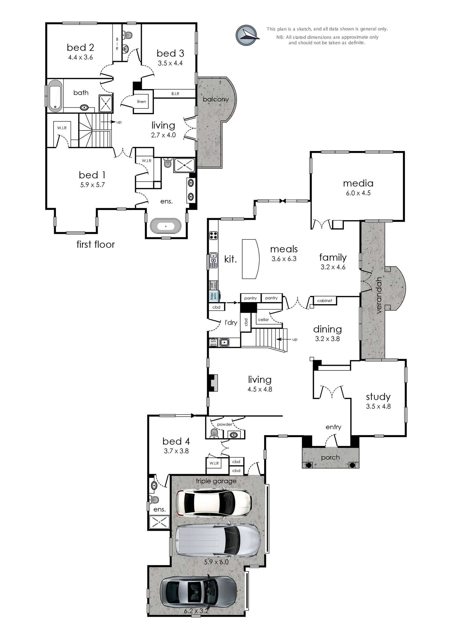 Floorplan of Homely house listing, 3 Delaneys Road, Warranwood VIC 3134
