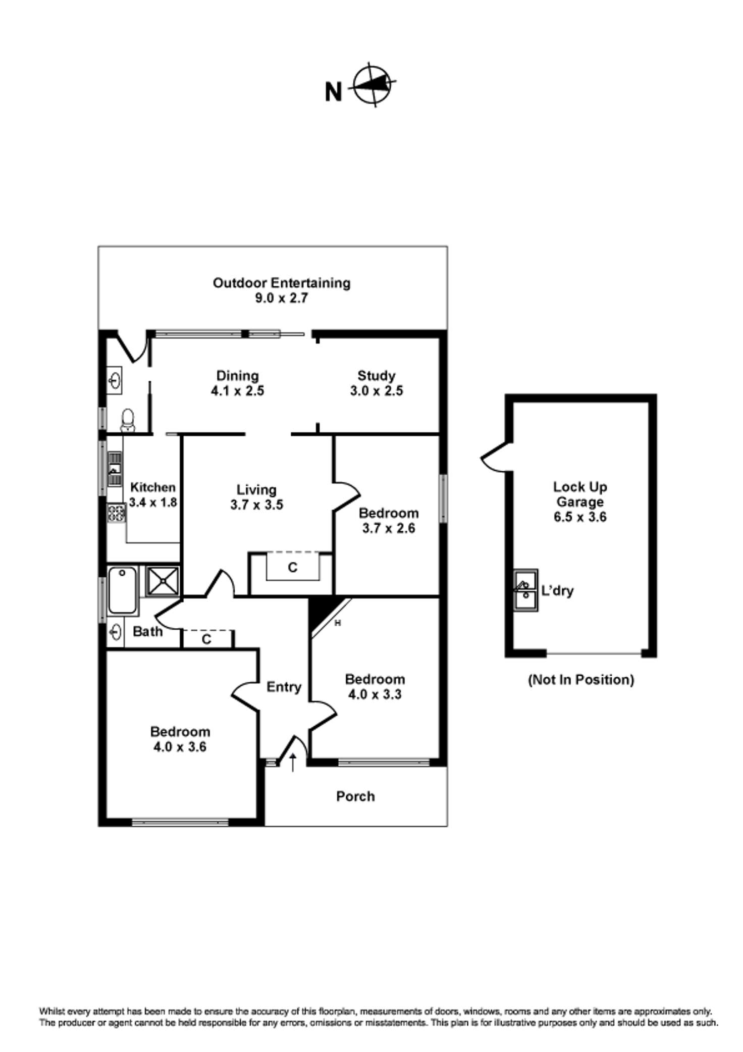 Floorplan of Homely house listing, 15 Elizabeth Street, Yarraville VIC 3013