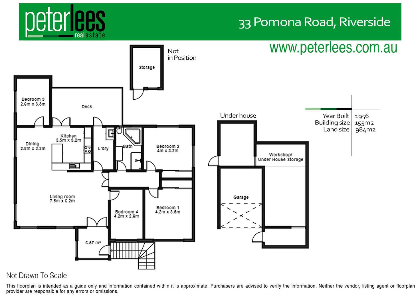 Floorplan of Homely house listing, 33 Pomona Road, Riverside TAS 7250