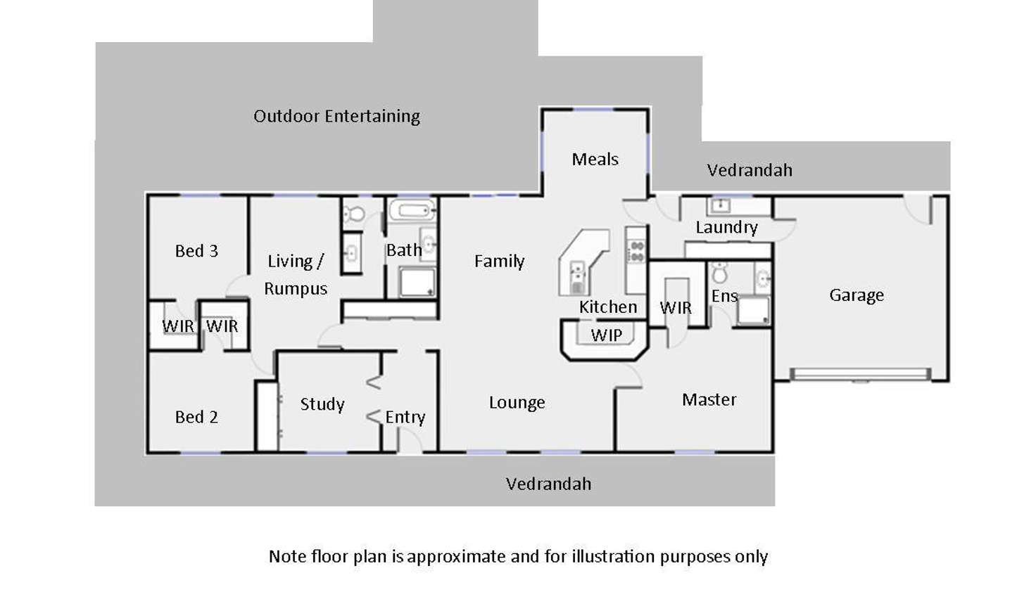 Floorplan of Homely house listing, 3817 Benetook Avenue, Koorlong VIC 3501