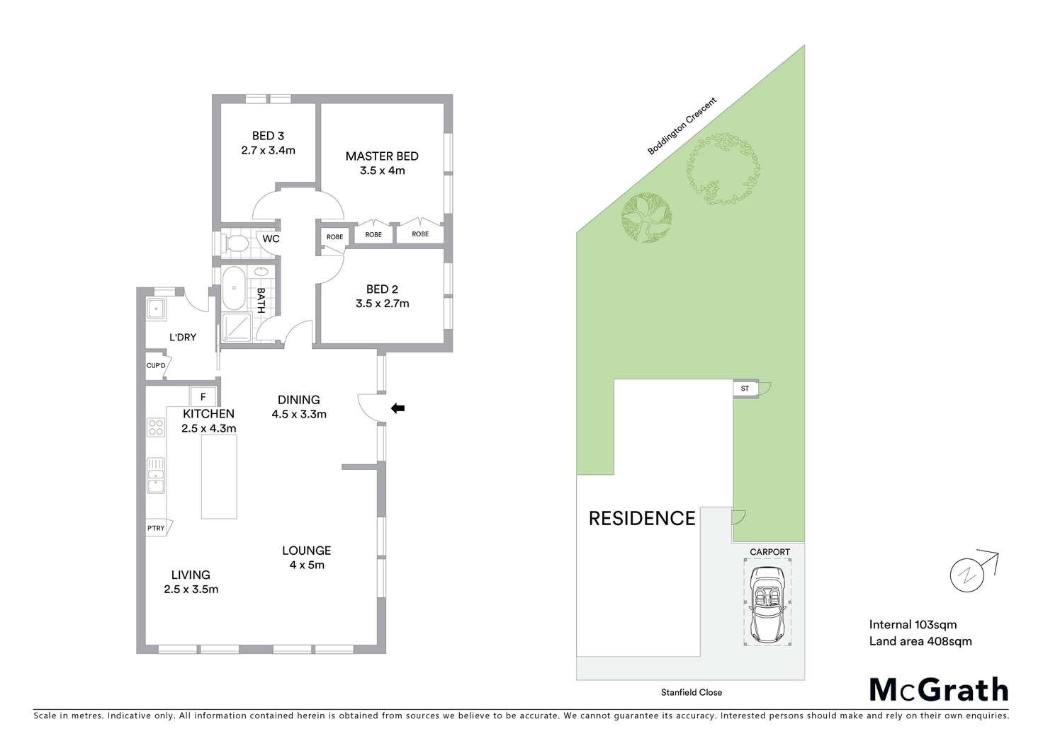 Floorplan of Homely house listing, 24 Stanfield Close, Kambah ACT 2902