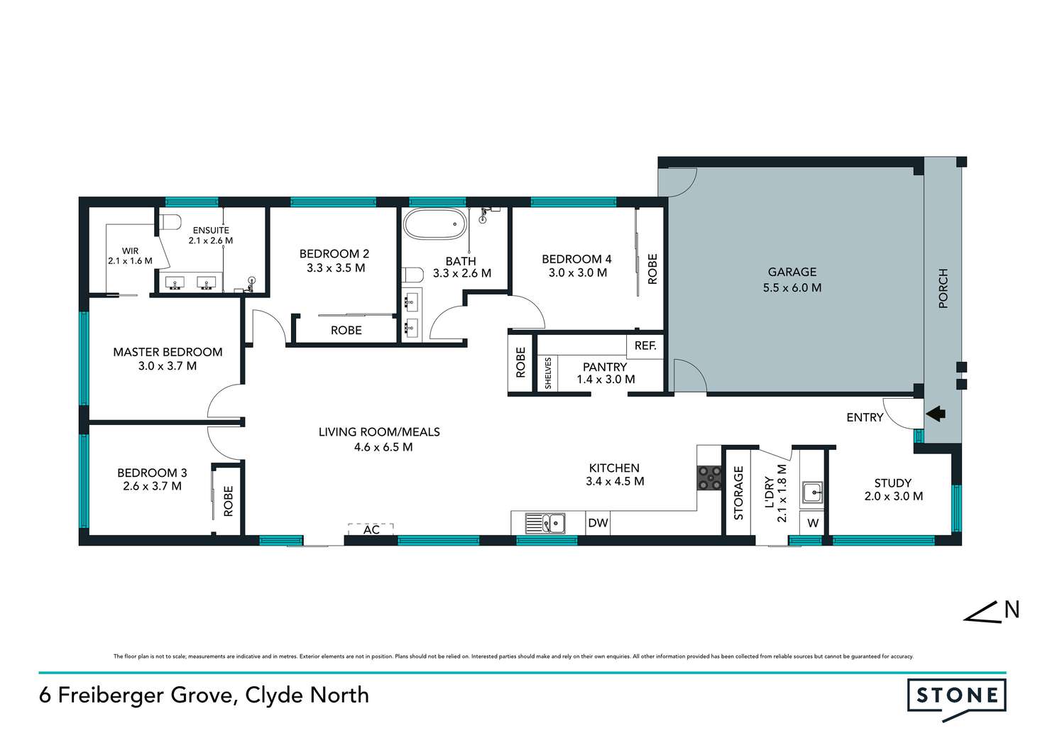 Floorplan of Homely house listing, 32 Freiberger Grove, Clyde North VIC 3978