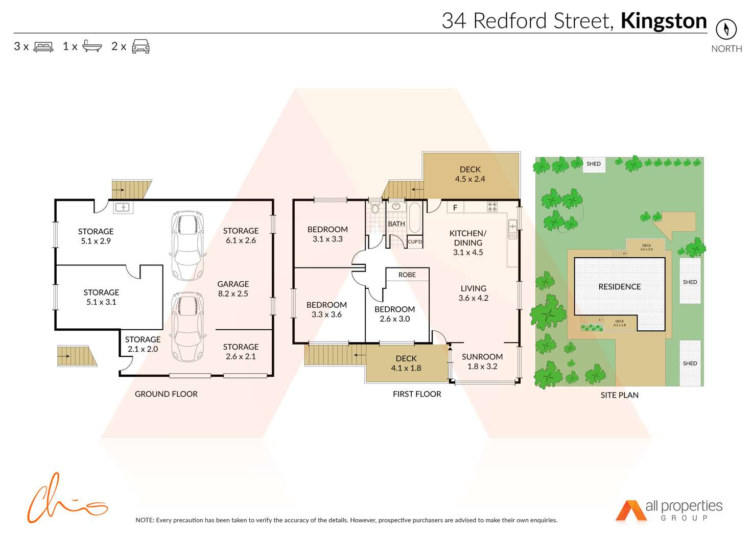 Floorplan of Homely house listing, 34 Redford Street, Kingston QLD 4114