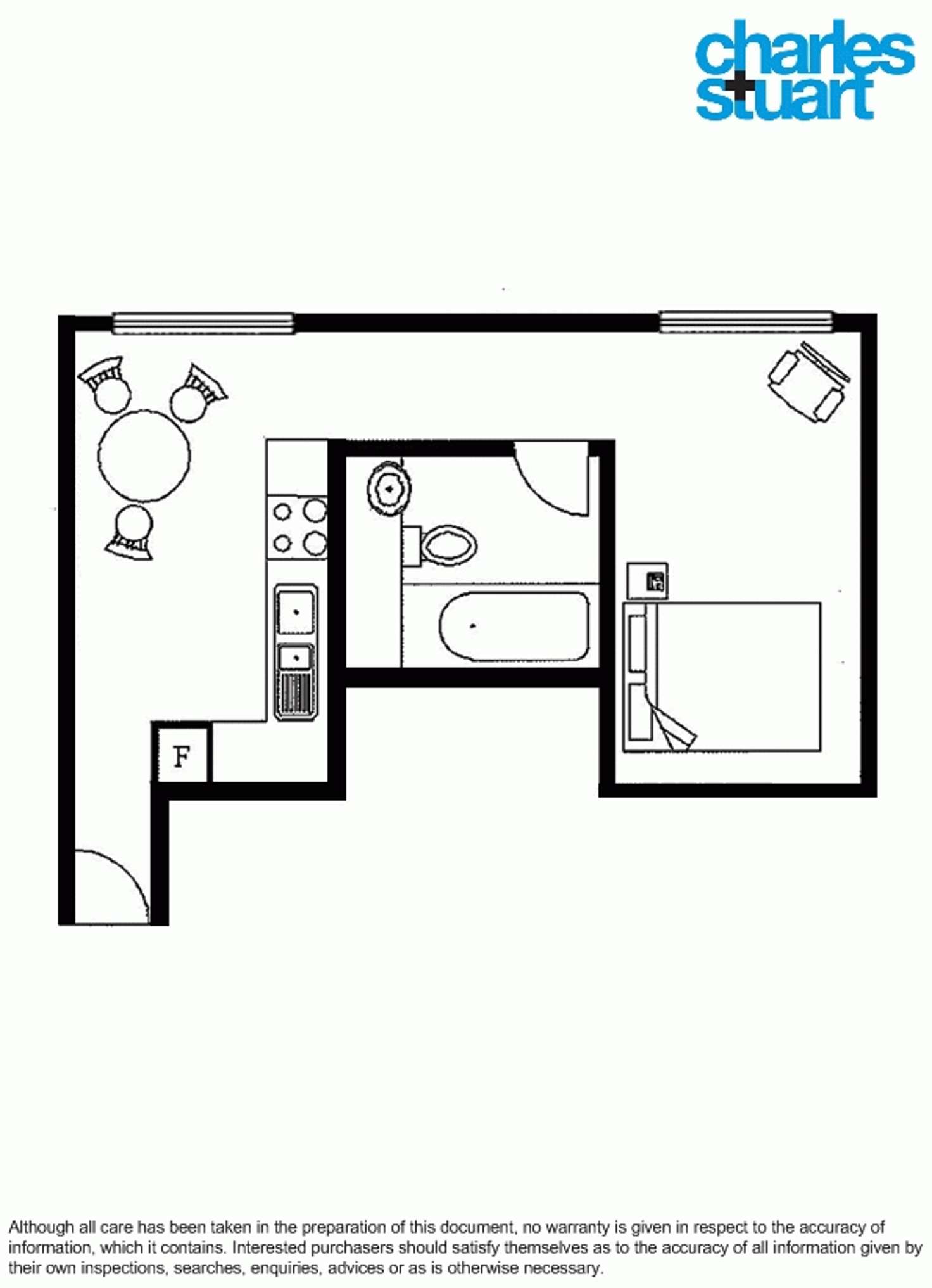 Floorplan of Homely studio listing, 114/88 King Street, Newtown NSW 2042