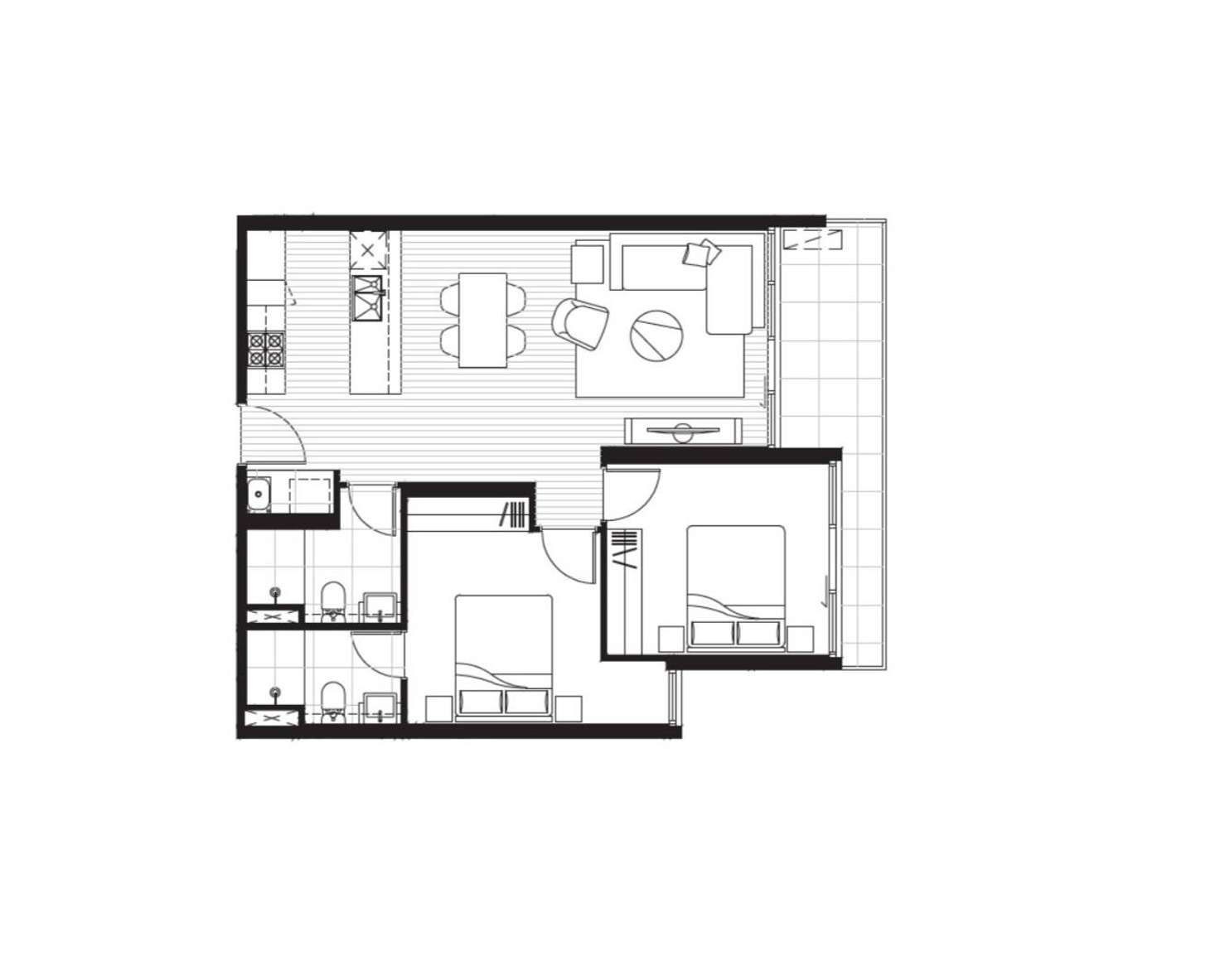 Floorplan of Homely apartment listing, 113/11-15 South Street, Hadfield VIC 3046