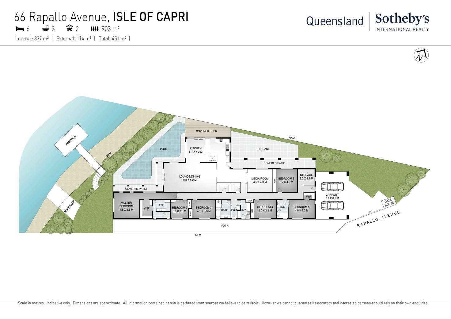 Floorplan of Homely house listing, 66 Rapallo Avenue, Isle Of Capri QLD 4217