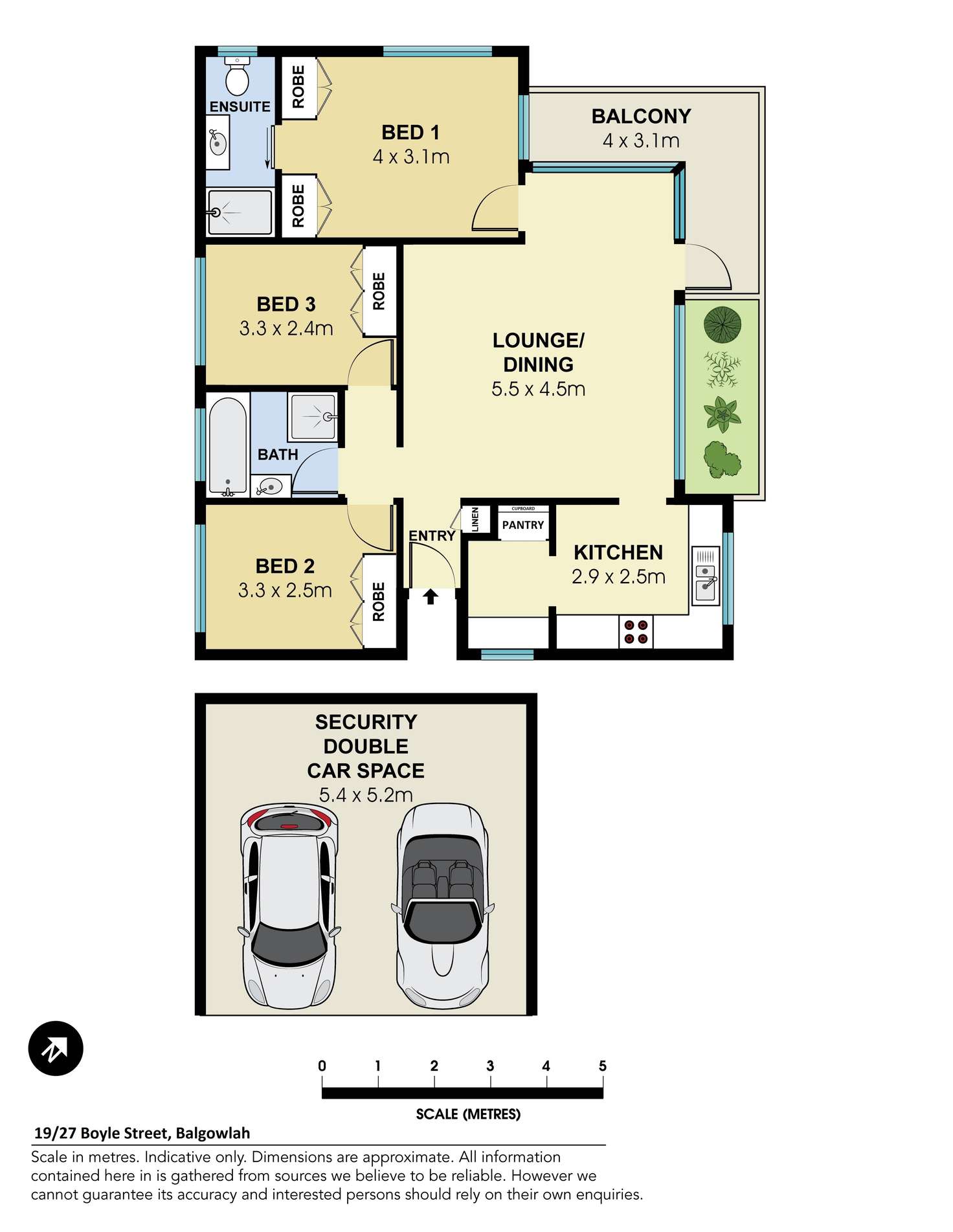 Floorplan of Homely apartment listing, 19/27 Boyle Street, Balgowlah NSW 2093