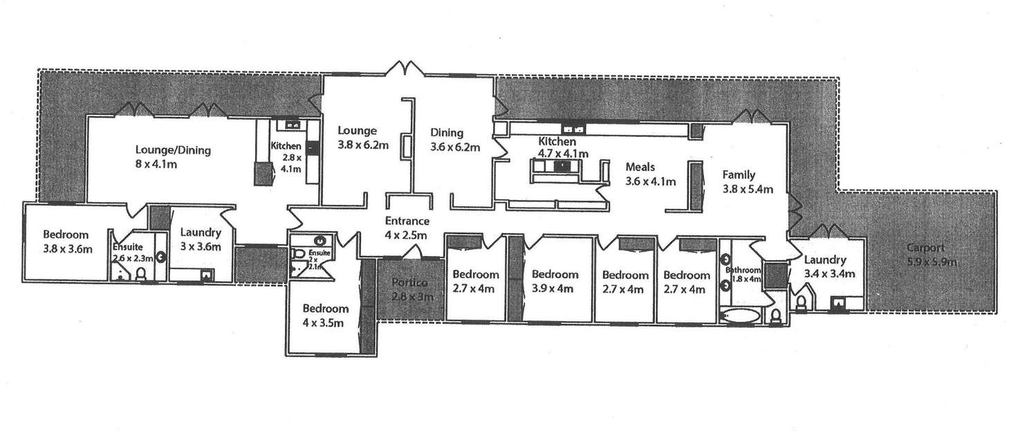 Floorplan of Homely house listing, 424 Irymple Avenue, Nichols Point VIC 3501