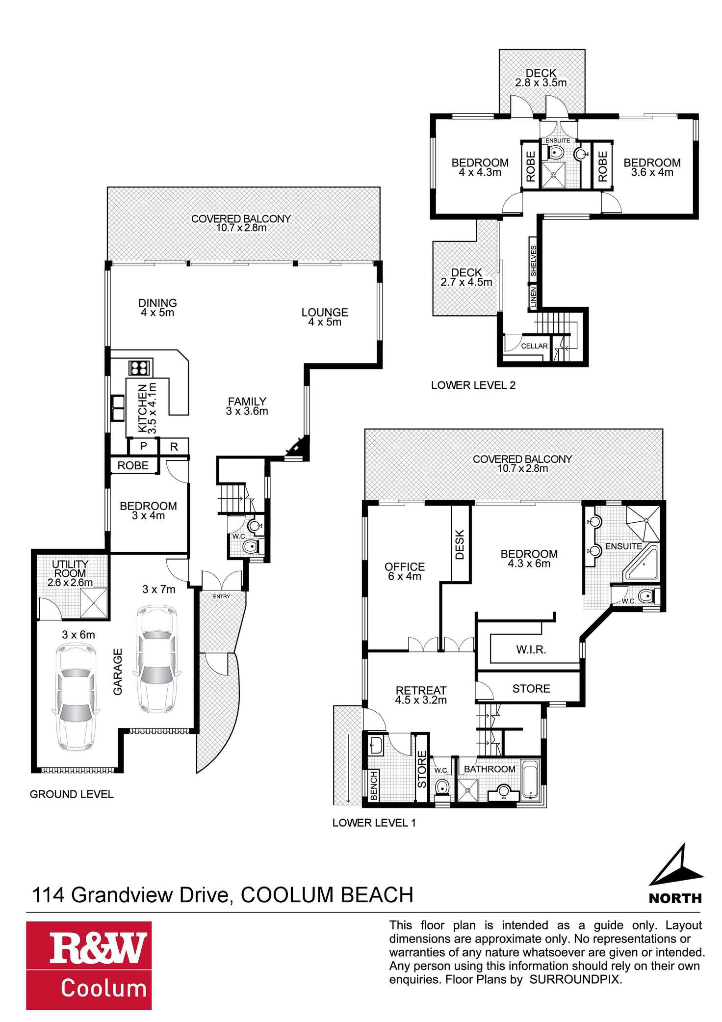 Floorplan of Homely house listing, 114 Grandview Drive, Coolum Beach QLD 4573