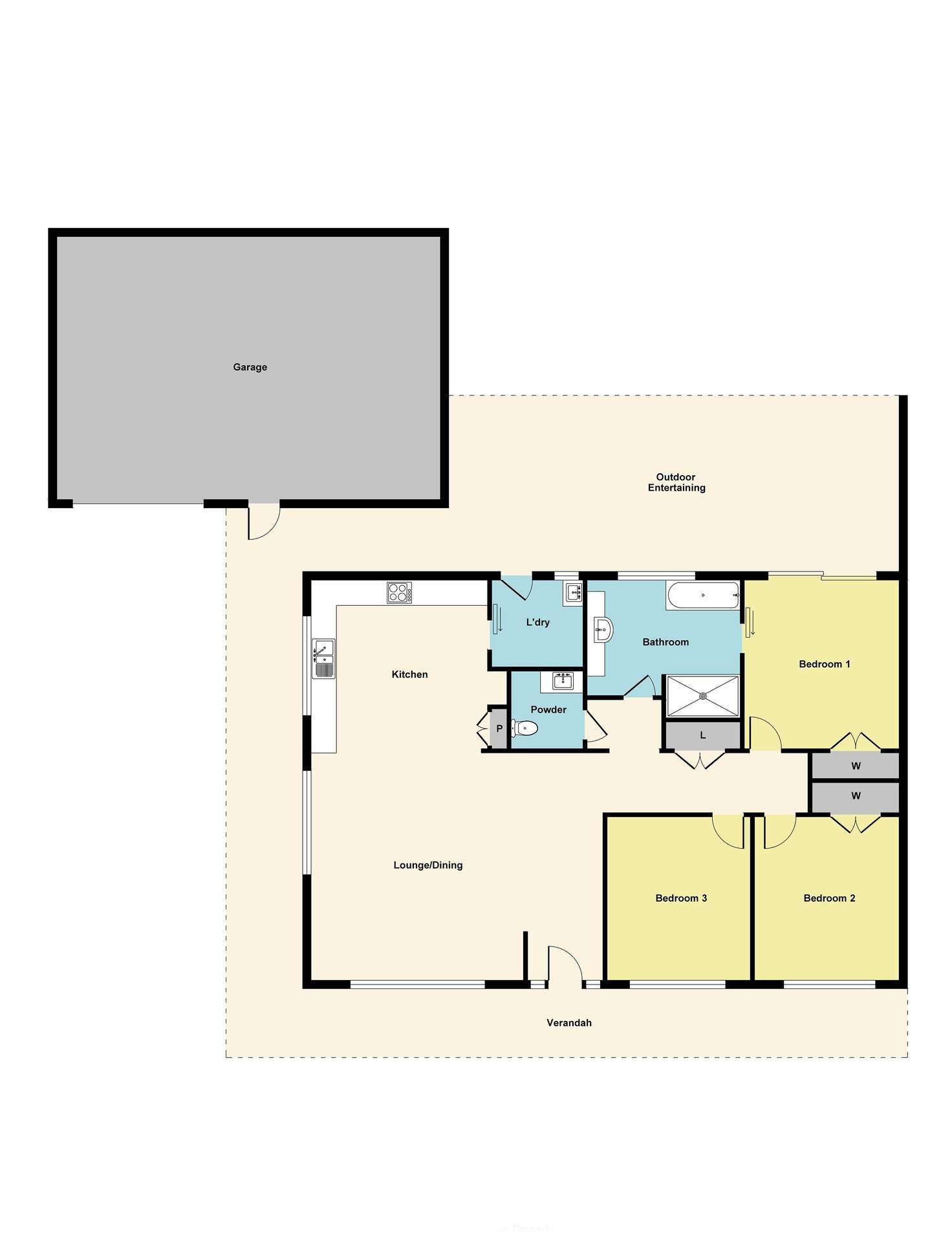 Floorplan of Homely house listing, 9 Suburban Street, Clunes VIC 3370