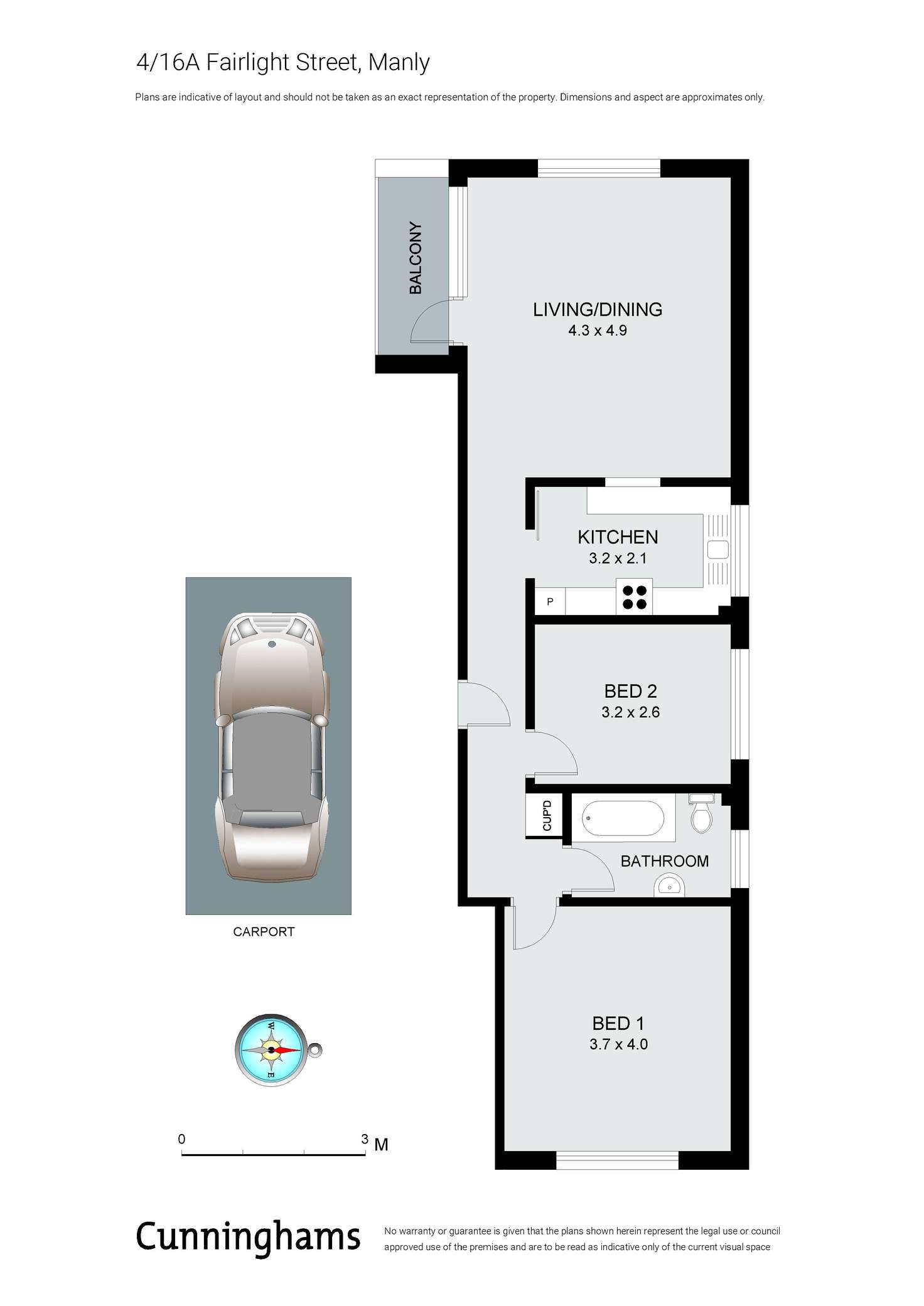 Floorplan of Homely apartment listing, 4/16A Fairlight Street, Manly NSW 2095