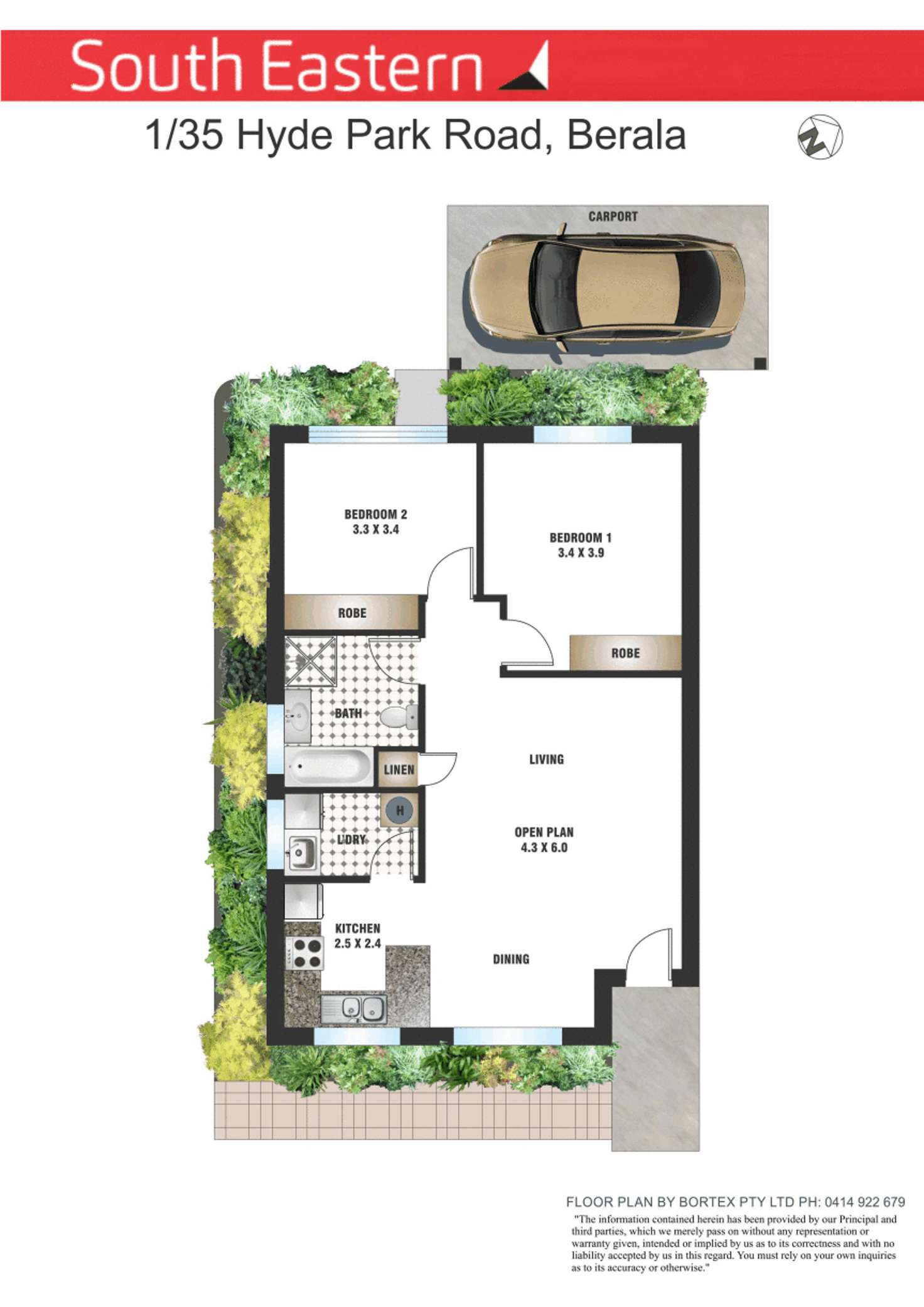 Floorplan of Homely unit listing, 1/35 Hyde Park Road, Berala NSW 2141