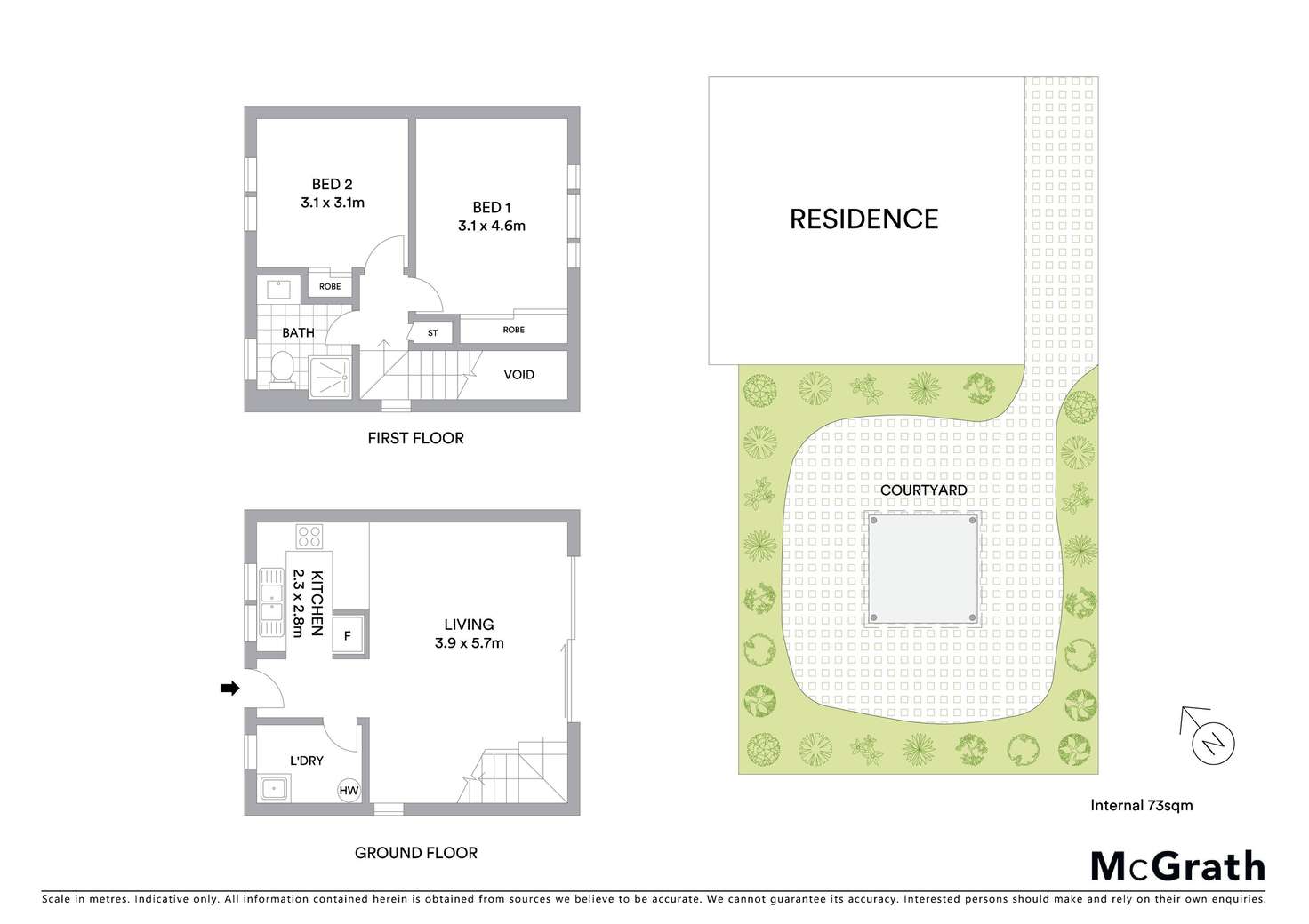 Floorplan of Homely apartment listing, 6/76 Paxton Street, North Ward QLD 4810