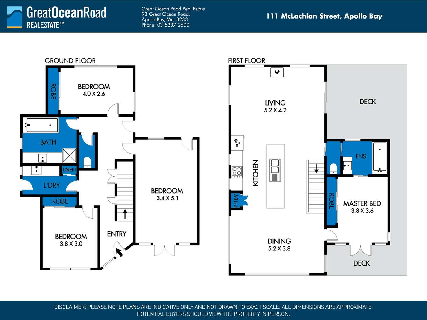 Floorplan of Homely house listing, 111 McLachlan Street, Apollo Bay VIC 3233