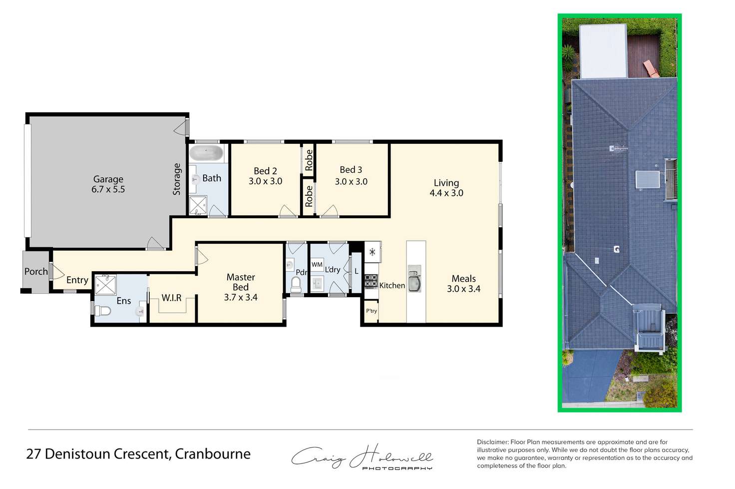 Floorplan of Homely house listing, 27 Denistoun Crescent, Cranbourne VIC 3977