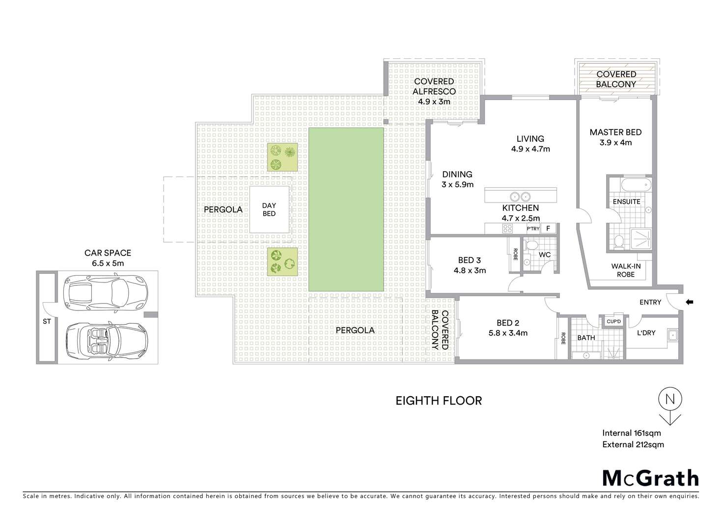 Floorplan of Homely unit listing, 802/38 Mahogany Drive, Pelican Waters QLD 4551