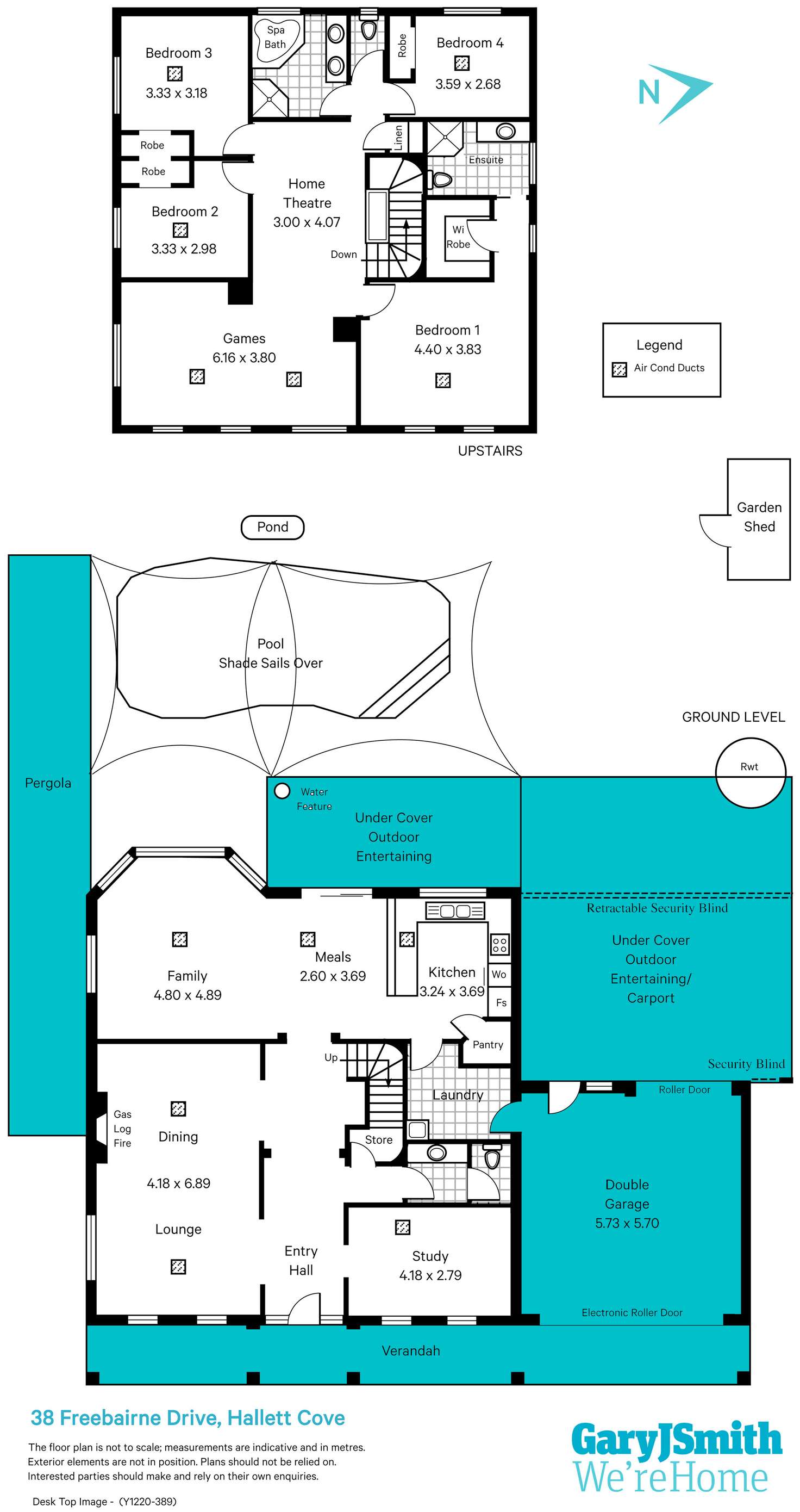 Floorplan of Homely house listing, 38 Freebairn Drive, Hallett Cove SA 5158