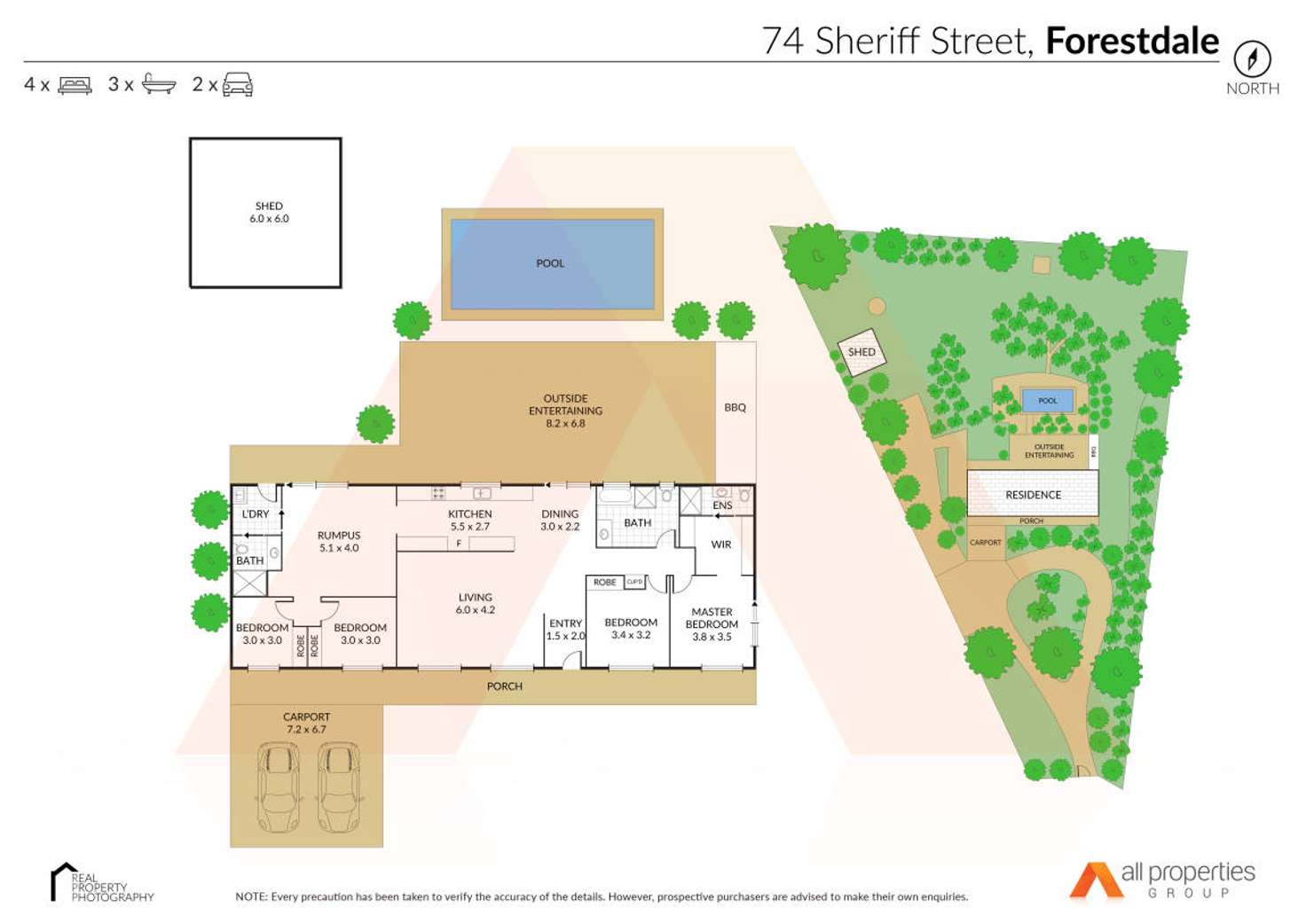 Floorplan of Homely house listing, 74 Sheriff Street, Forestdale QLD 4118