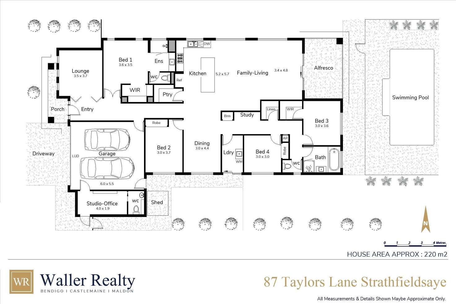 Floorplan of Homely house listing, 87 Taylors Lane, Strathfieldsaye VIC 3551