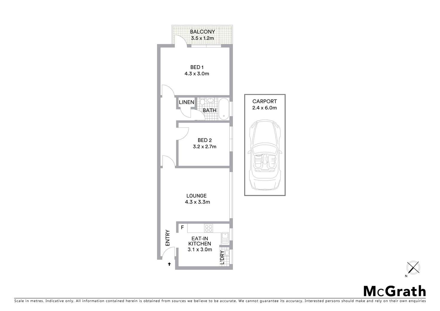 Floorplan of Homely unit listing, 12/159 Hawkesbury Road, Westmead NSW 2145