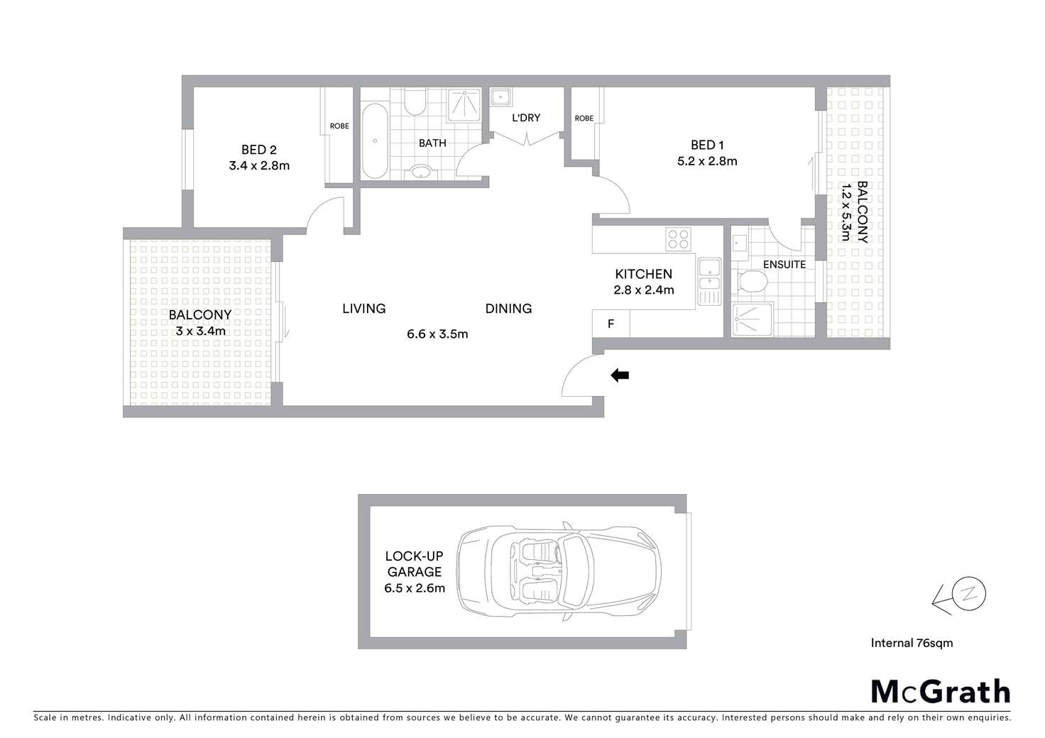 Floorplan of Homely apartment listing, 5/85 Mountford Avenue, Guildford NSW 2161