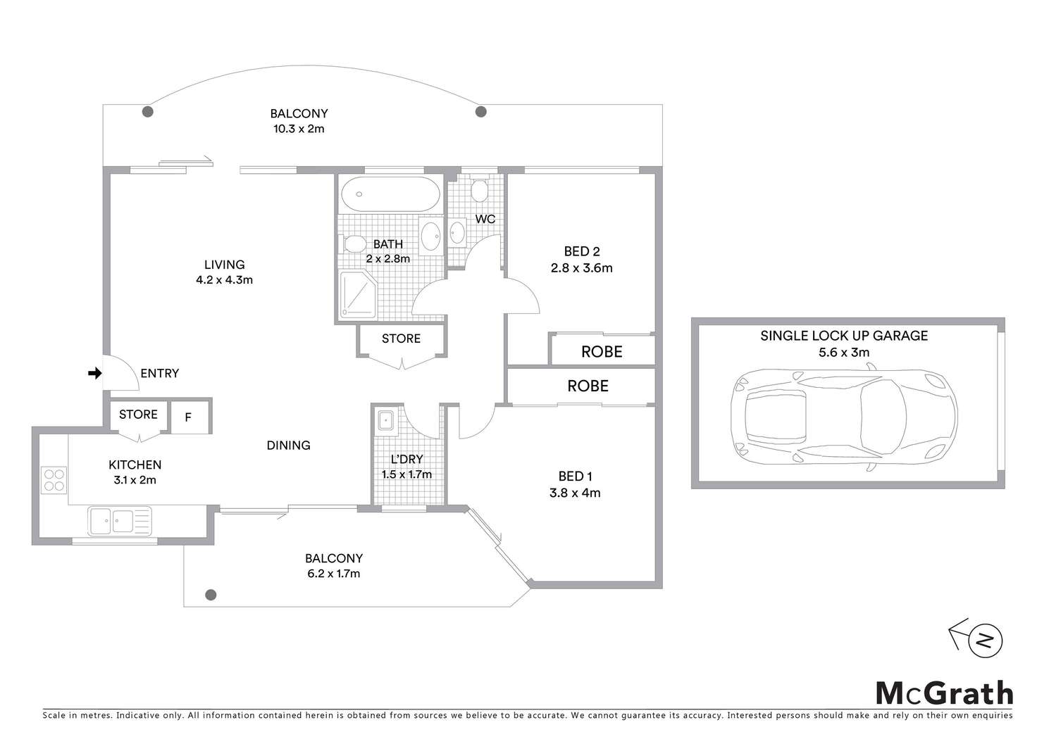 Floorplan of Homely unit listing, 5/65 Meehan Street, Granville NSW 2142