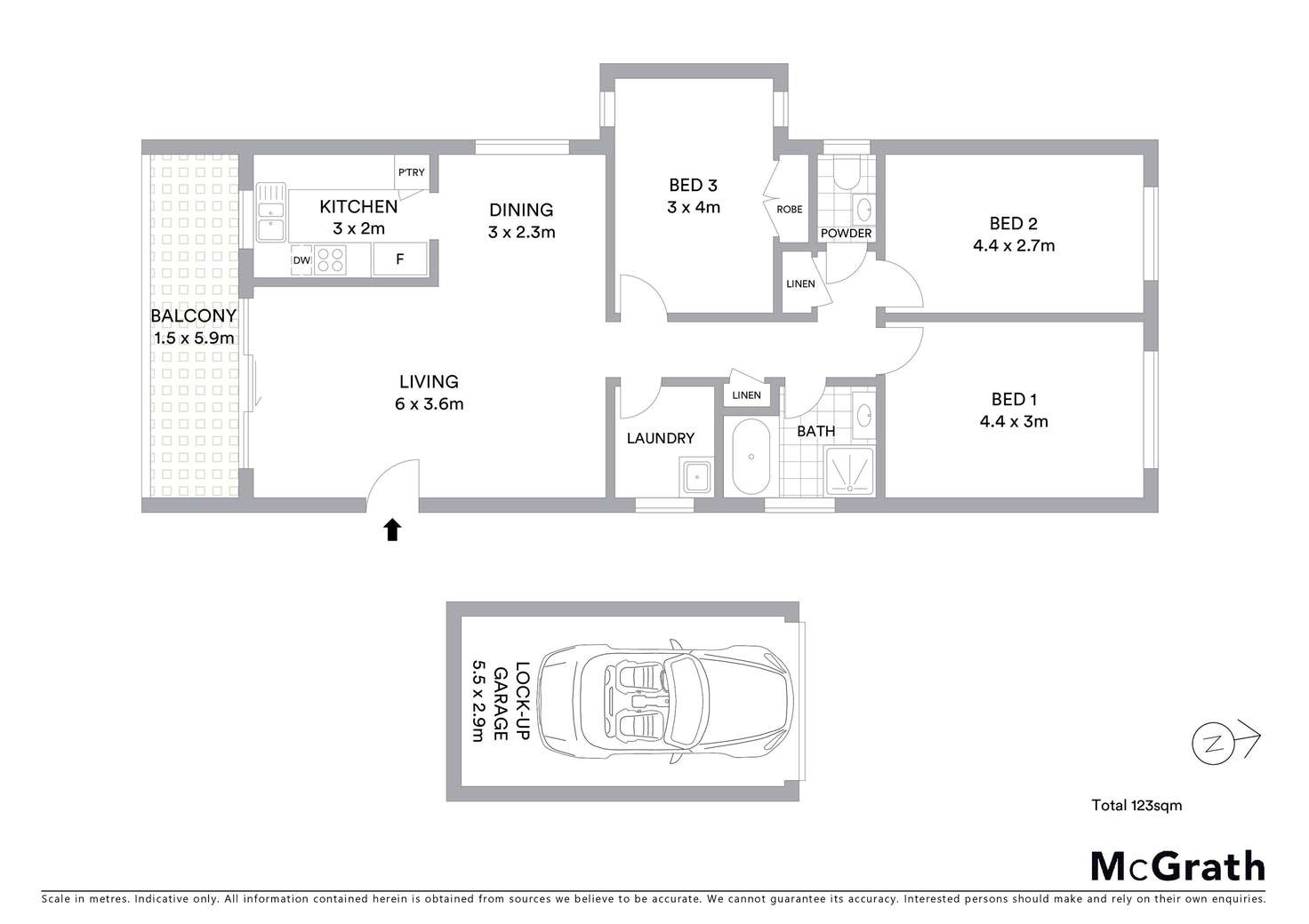 Floorplan of Homely apartment listing, 19/6 Isabella Street, North Parramatta NSW 2151