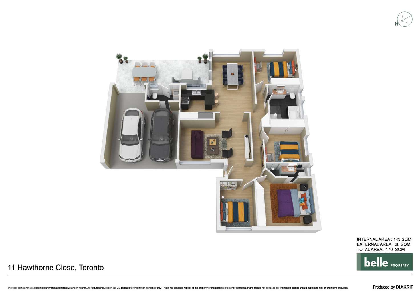 Floorplan of Homely house listing, 11 Hawthorne Close, Toronto NSW 2283