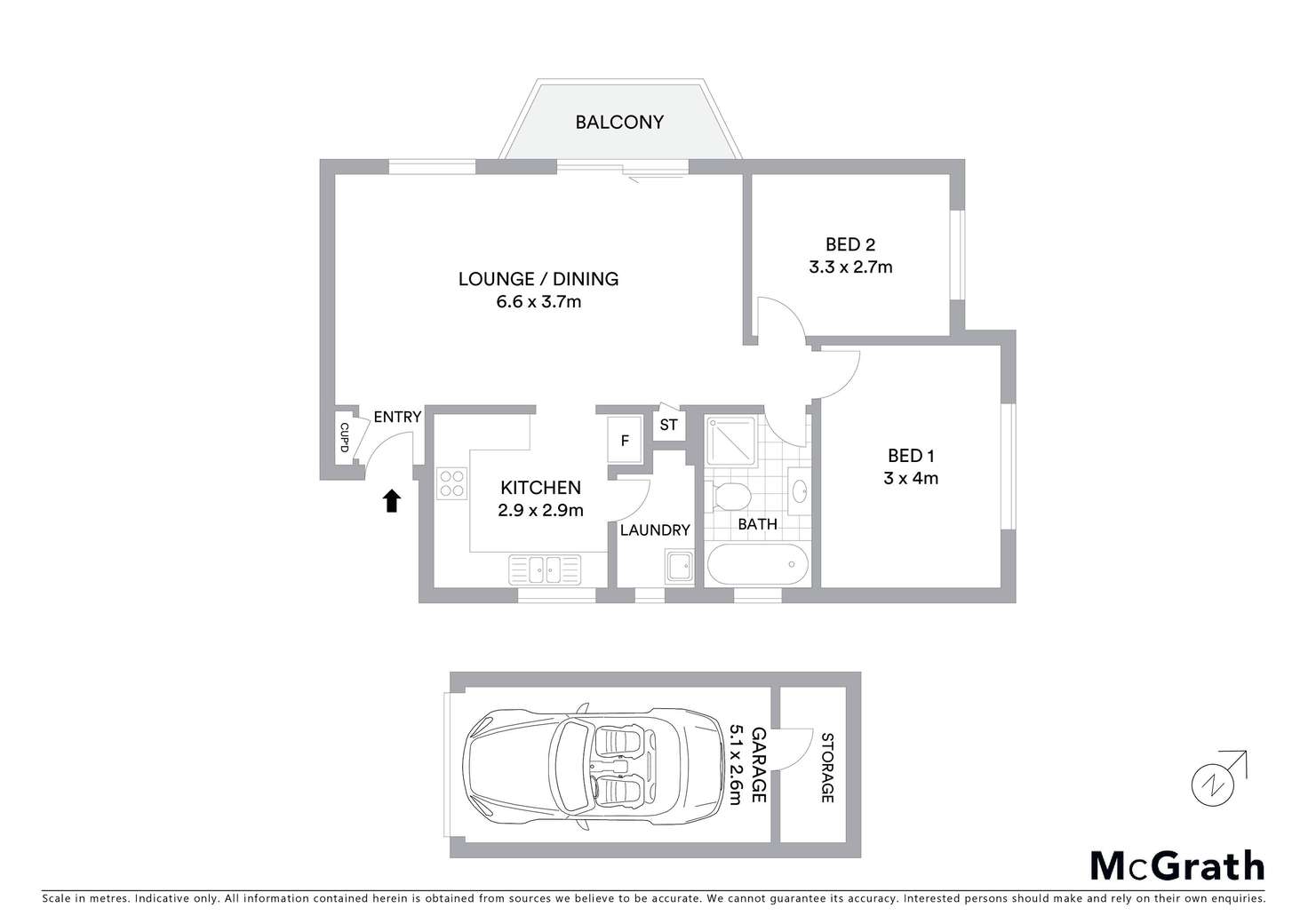 Floorplan of Homely unit listing, 13/23 Galloway Street, North Parramatta NSW 2151