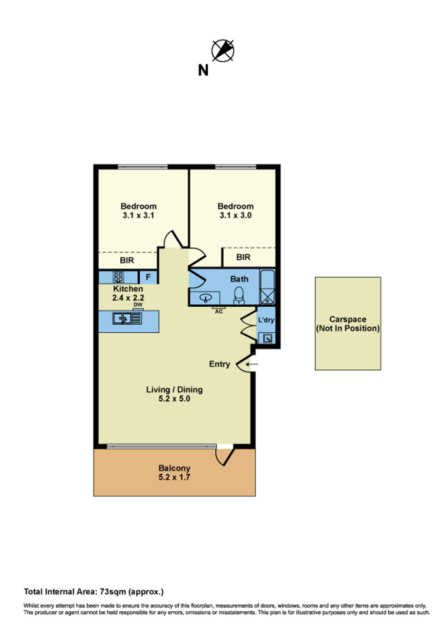 Floorplan of Homely apartment listing, 101/9 Wood Street, Yarraville VIC 3013