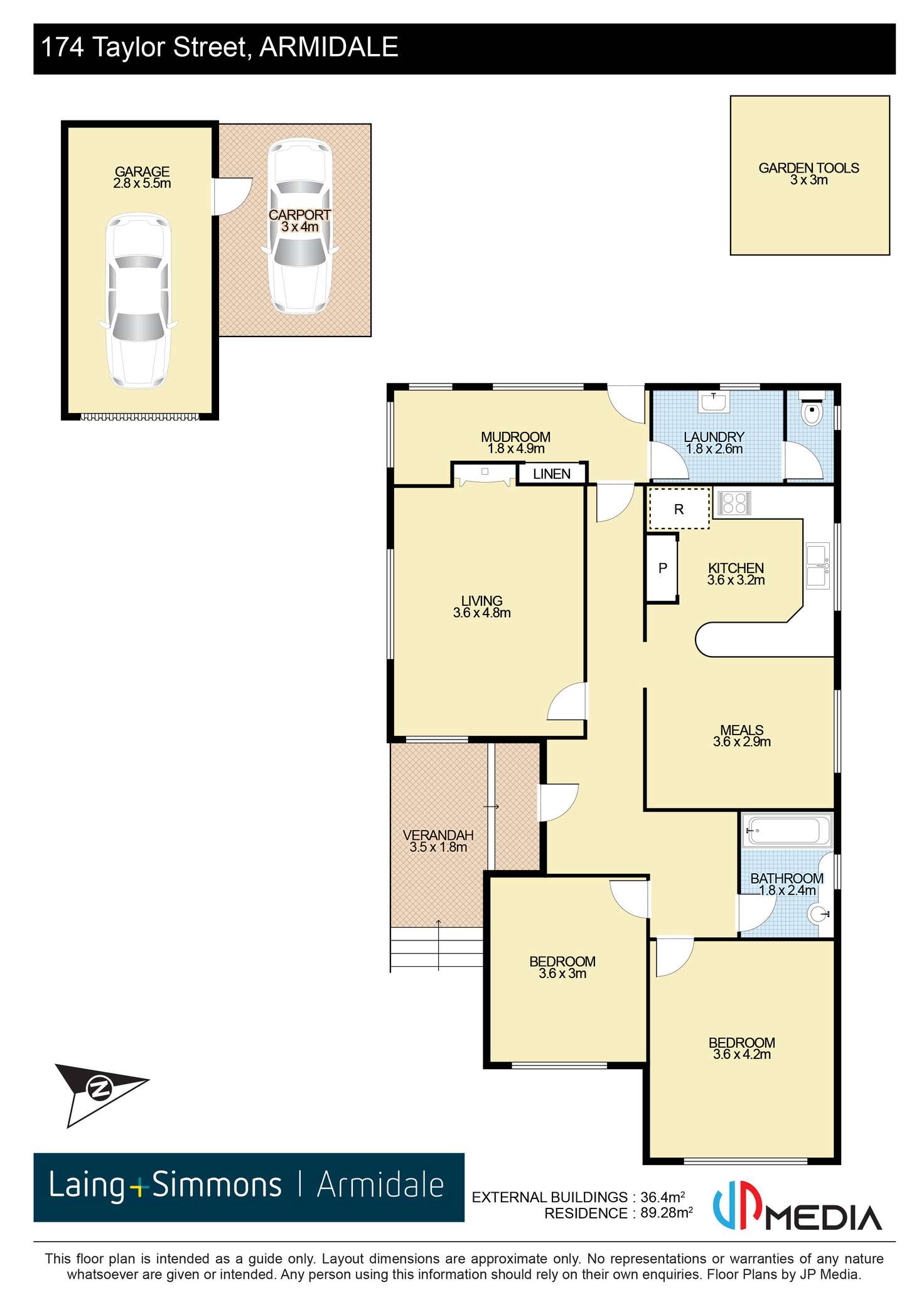 Floorplan of Homely house listing, 174 Taylor Street, Armidale NSW 2350
