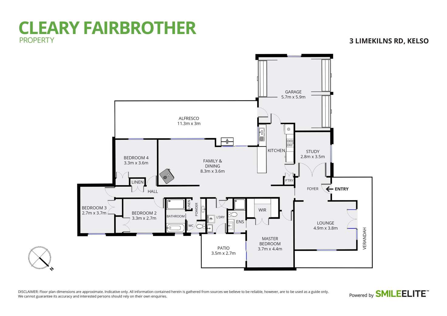 Floorplan of Homely house listing, 3 Limekilns Road, Kelso NSW 2795