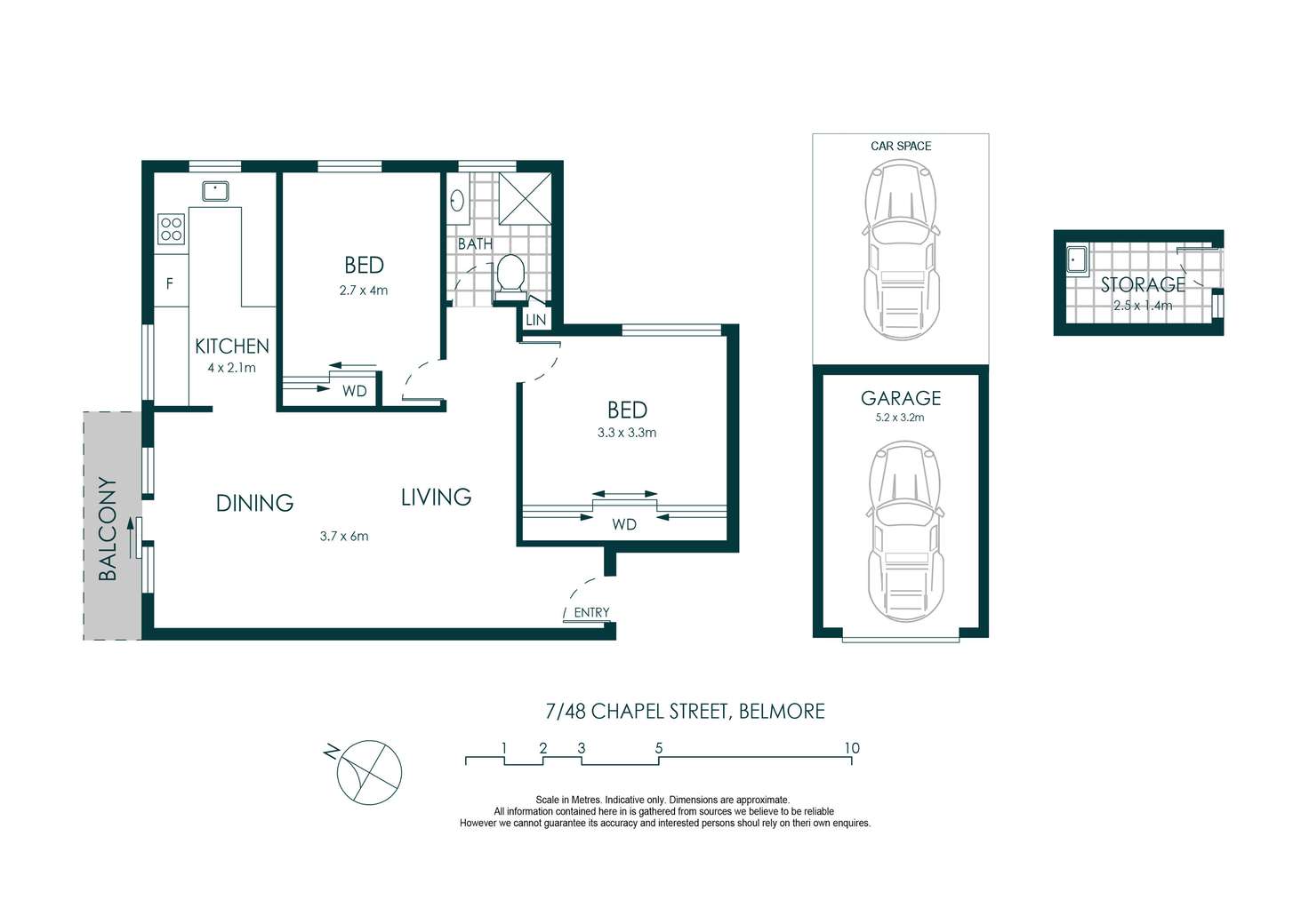 Floorplan of Homely apartment listing, 7/48 Chapel Street, Belmore NSW 2192