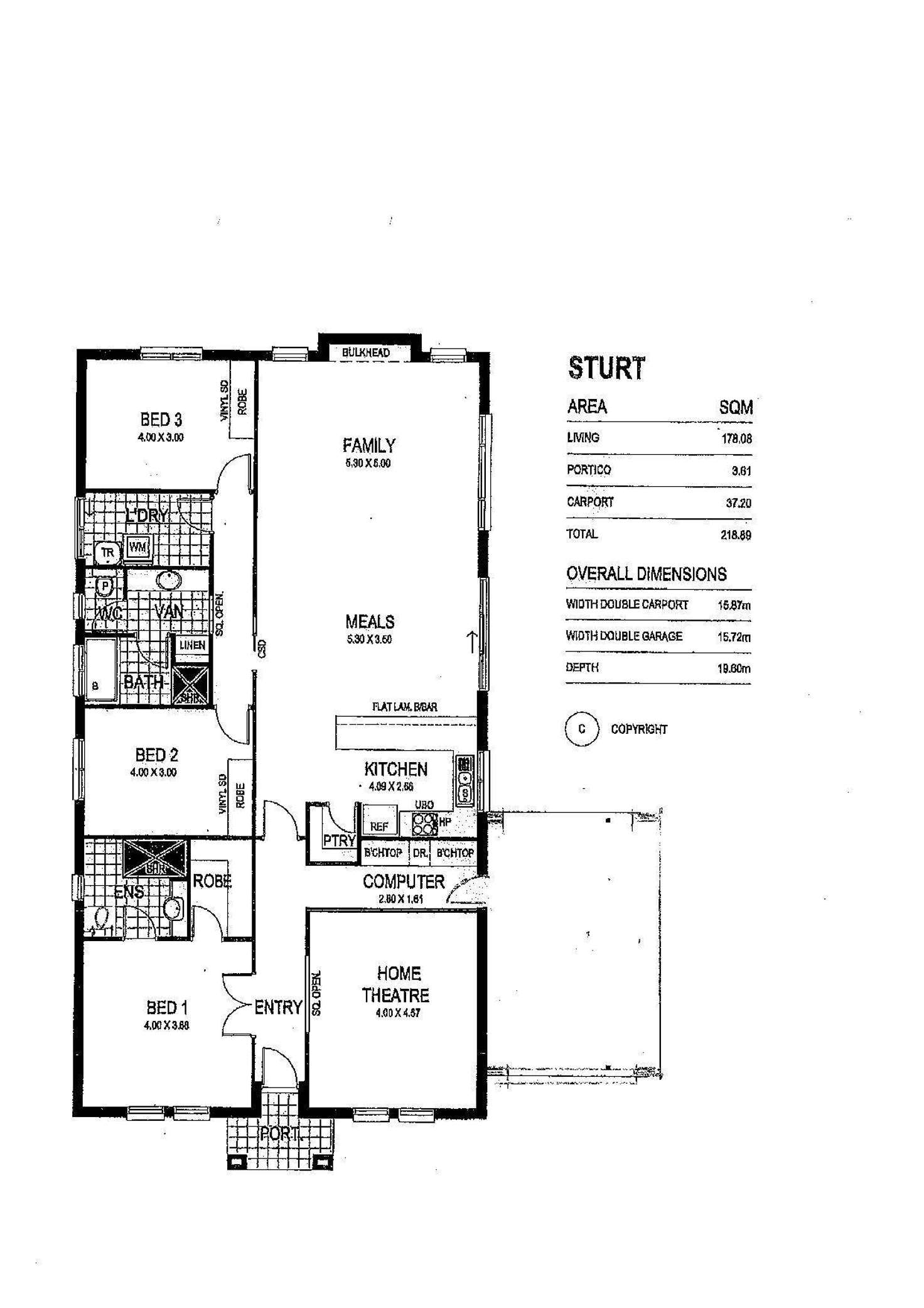 Floorplan of Homely house listing, 63 Sims Road, Mount Barker SA 5251