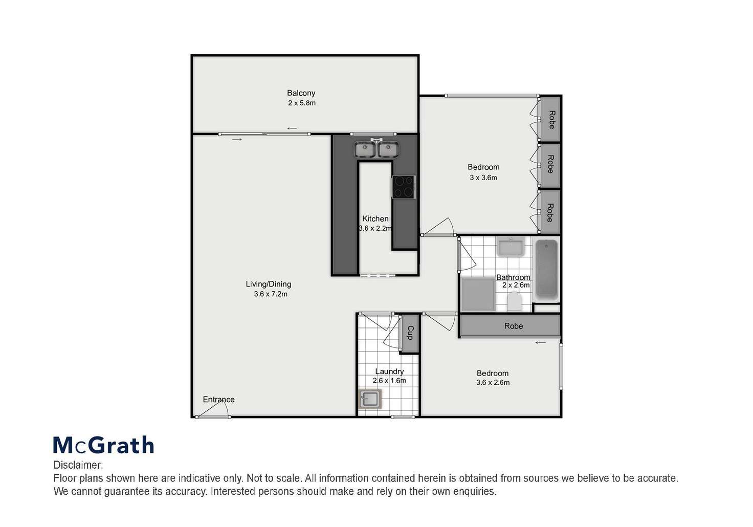 Floorplan of Homely apartment listing, 8/8 High Street, Carlton NSW 2218