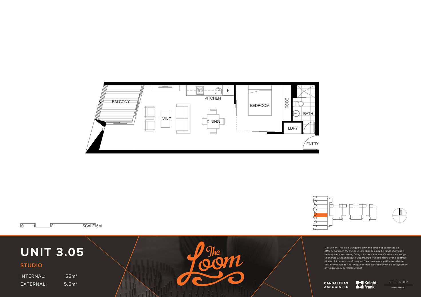 Floorplan of Homely apartment listing, 305/791-795 Botany Road, Rosebery NSW 2018