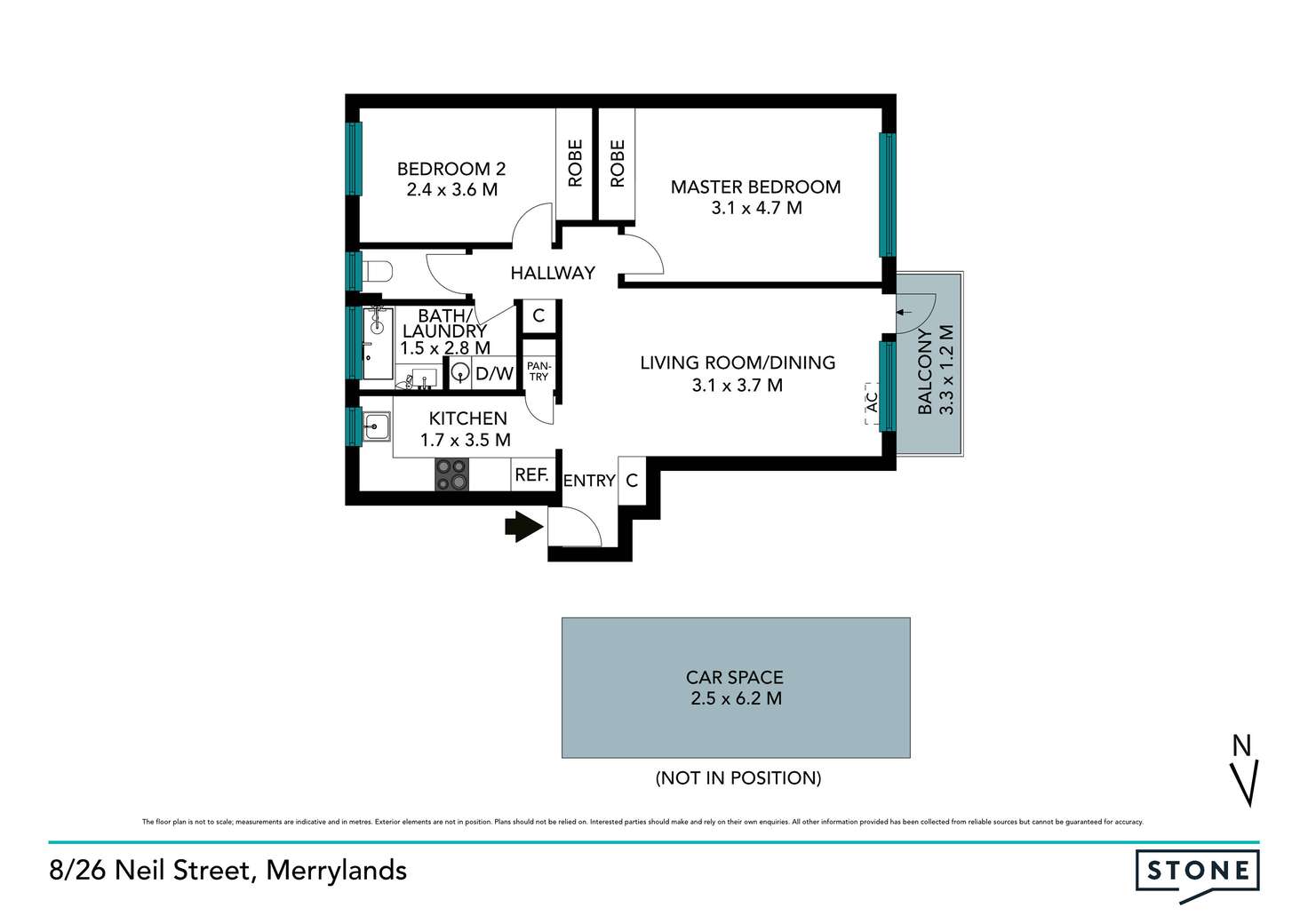 Floorplan of Homely apartment listing, 8/26 Neil Street, Merrylands NSW 2160