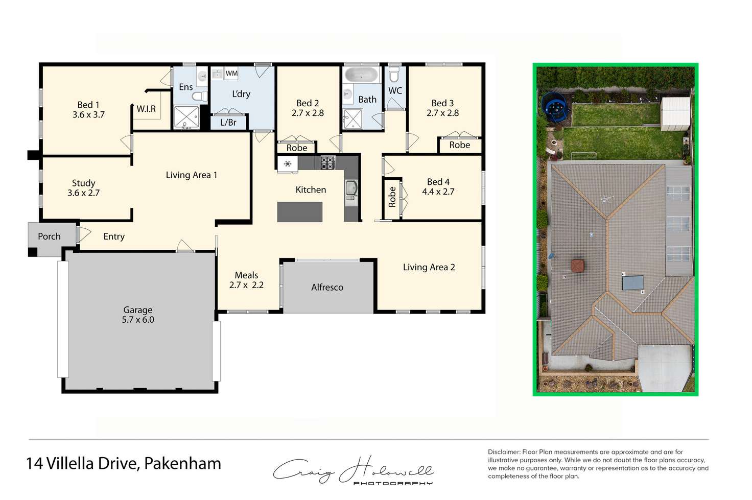Floorplan of Homely house listing, 14 Villella Drive, Pakenham VIC 3810