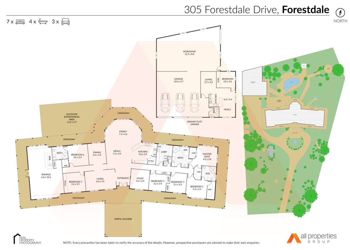 Floorplan of Homely house listing, 305-309 Forestdale Drive, Forestdale QLD 4118