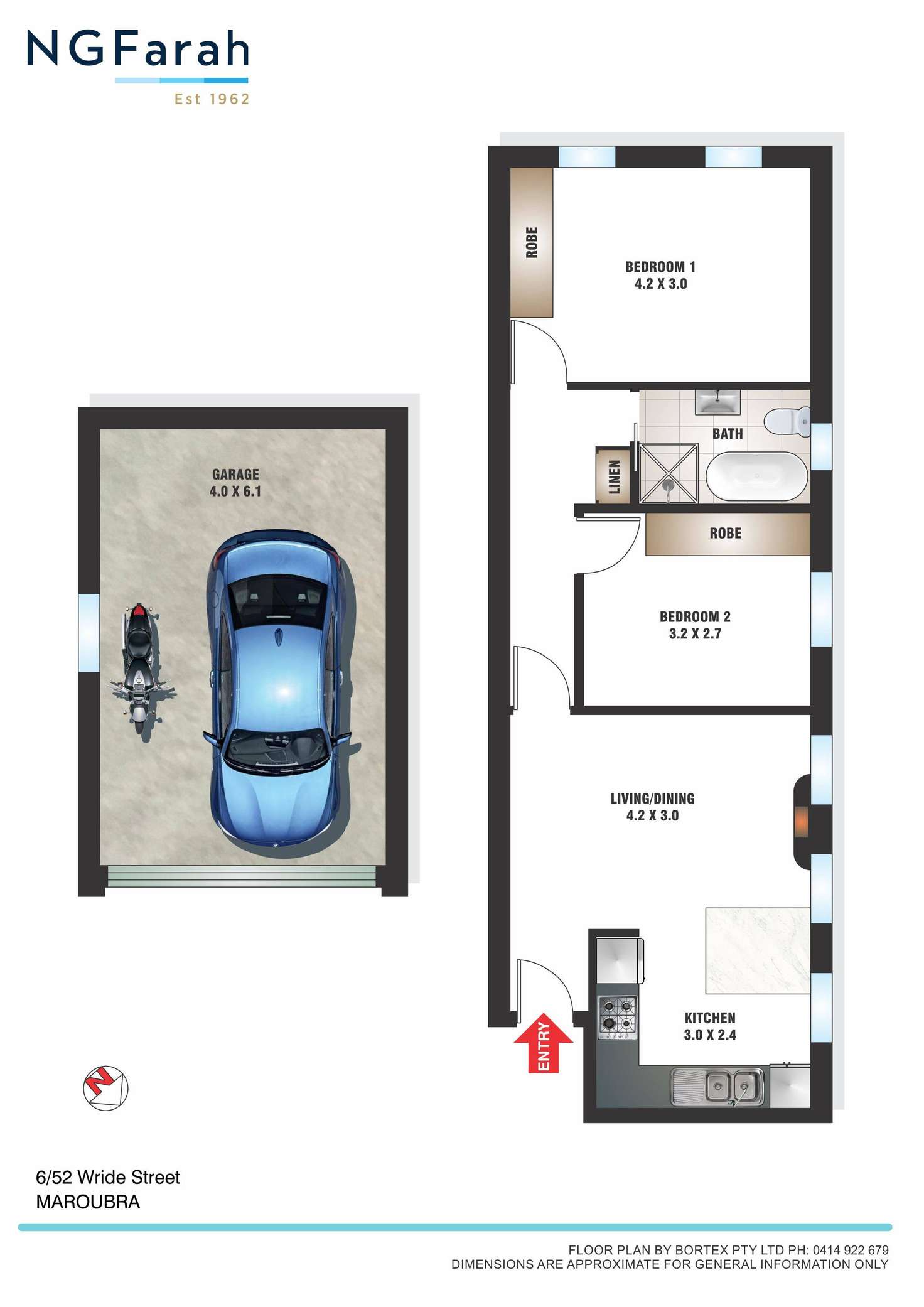 Floorplan of Homely apartment listing, 6/52 Wride Street, Maroubra NSW 2035