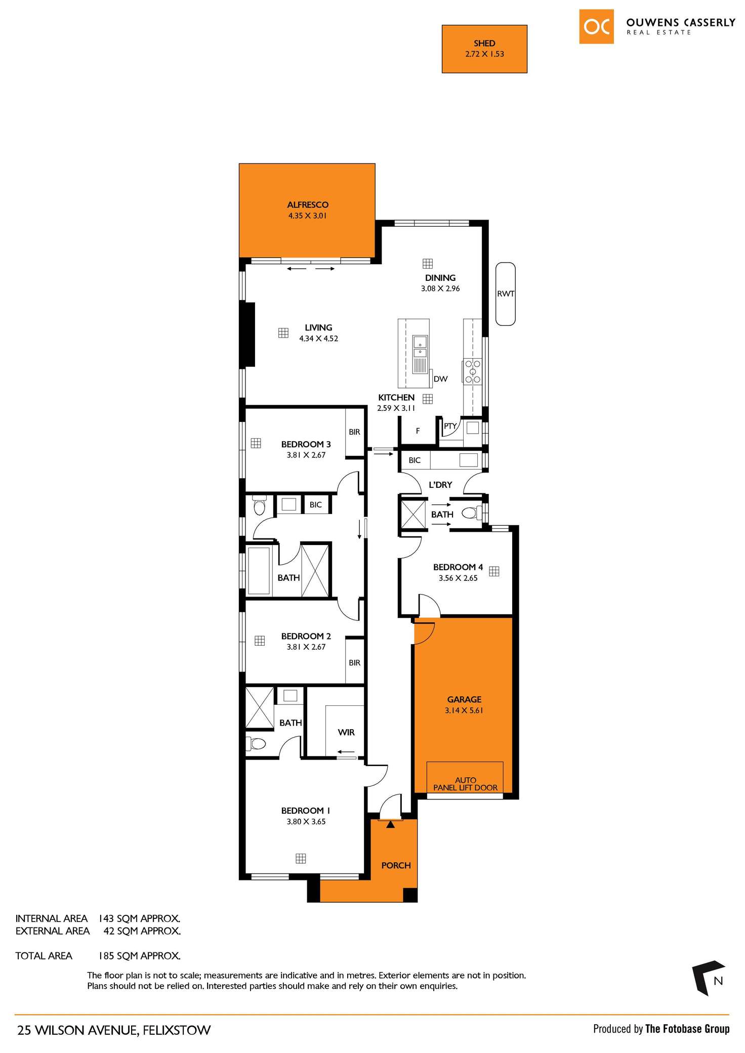 Floorplan of Homely house listing, 25A Wilson Avenue, Felixstow SA 5070