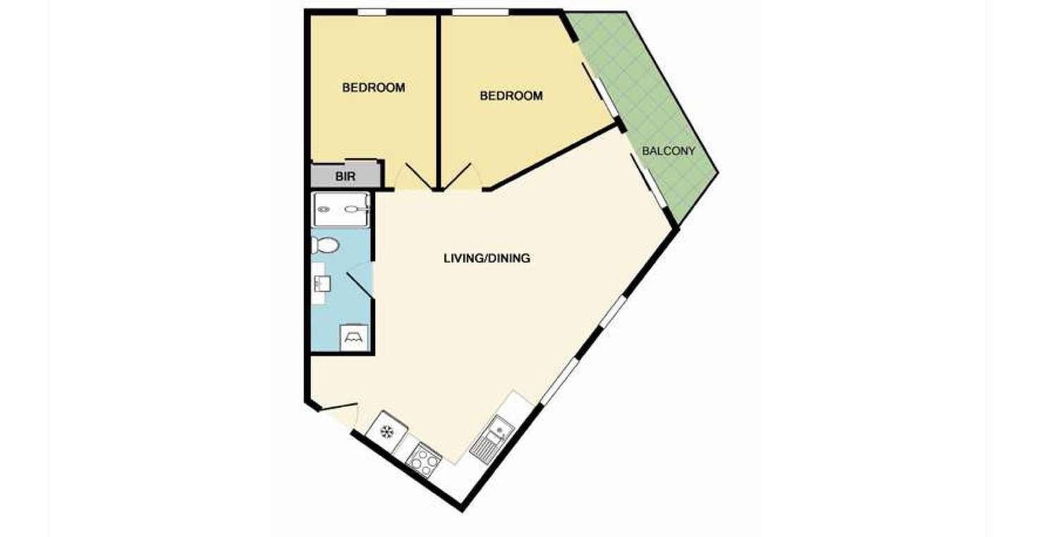 Floorplan of Homely apartment listing, 12/28 Burton Avenue, Clayton VIC 3168