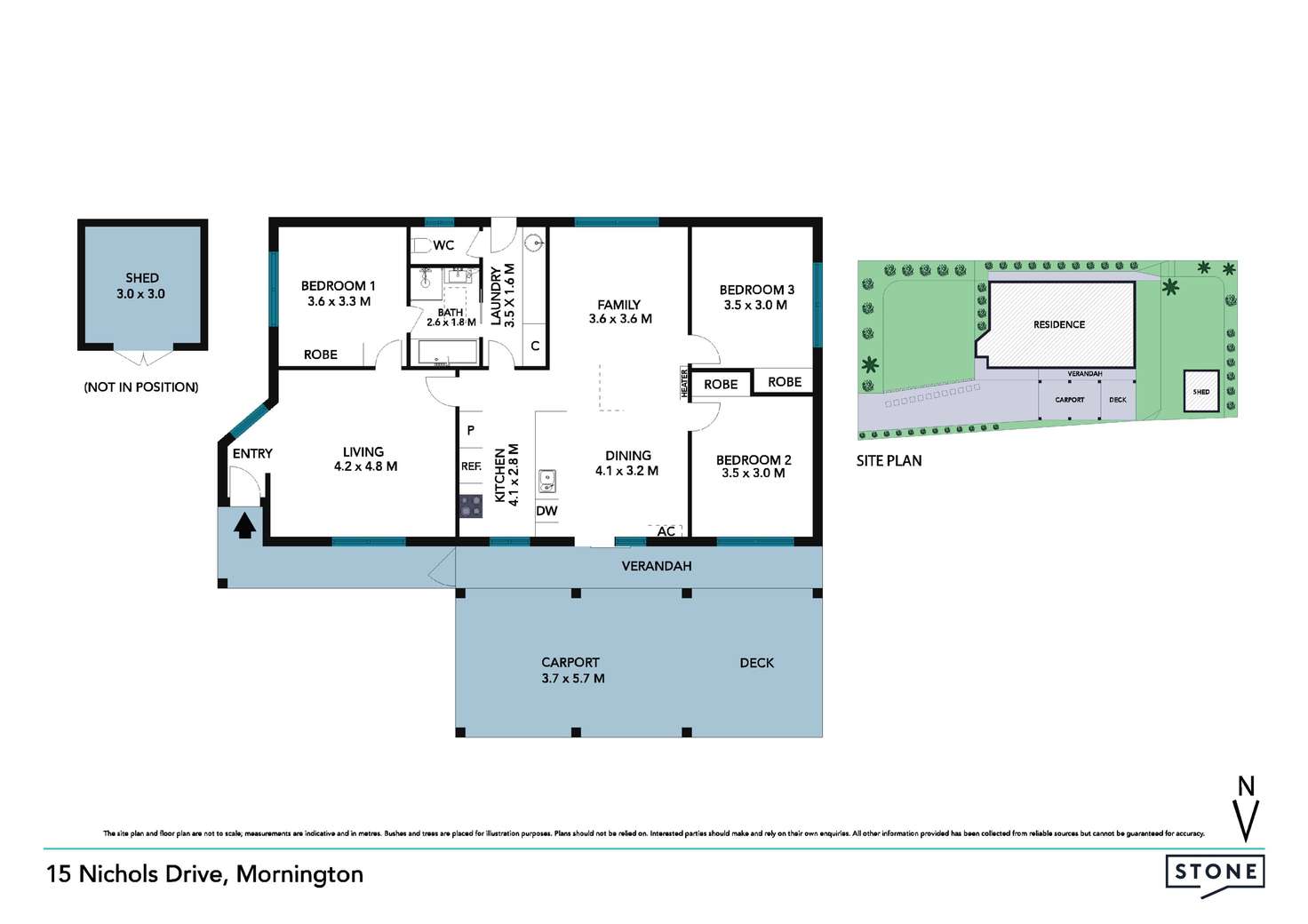 Floorplan of Homely house listing, 15 Nichols Drive, Mornington VIC 3931
