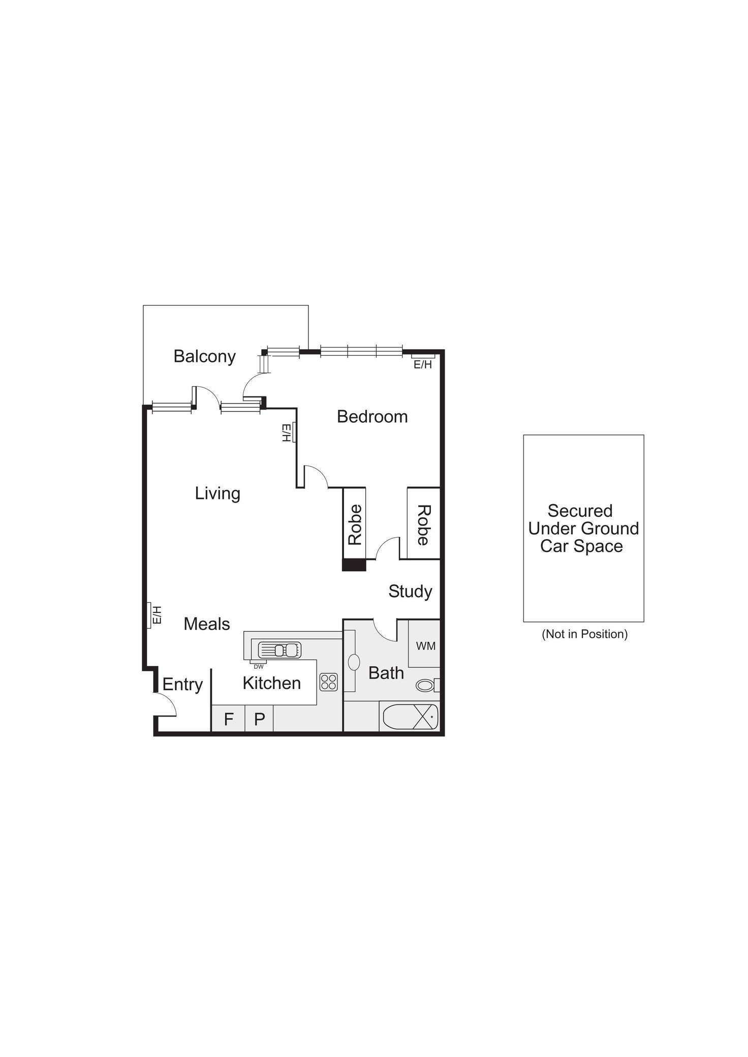 Floorplan of Homely apartment listing, 10/39 Esplanade East, Port Melbourne VIC 3207