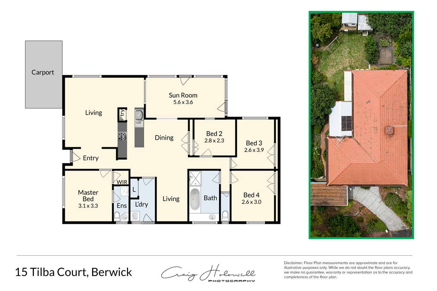 Floorplan of Homely house listing, 15 Tilba Court, Berwick VIC 3806