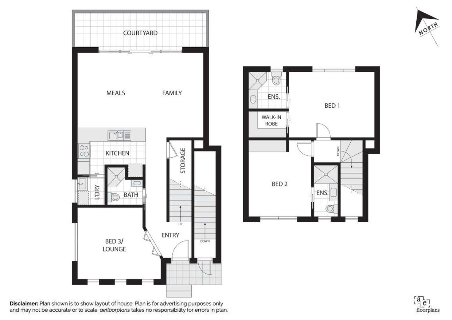 Floorplan of Homely townhouse listing, 8/9 Bisdee Street, Hughes ACT 2605