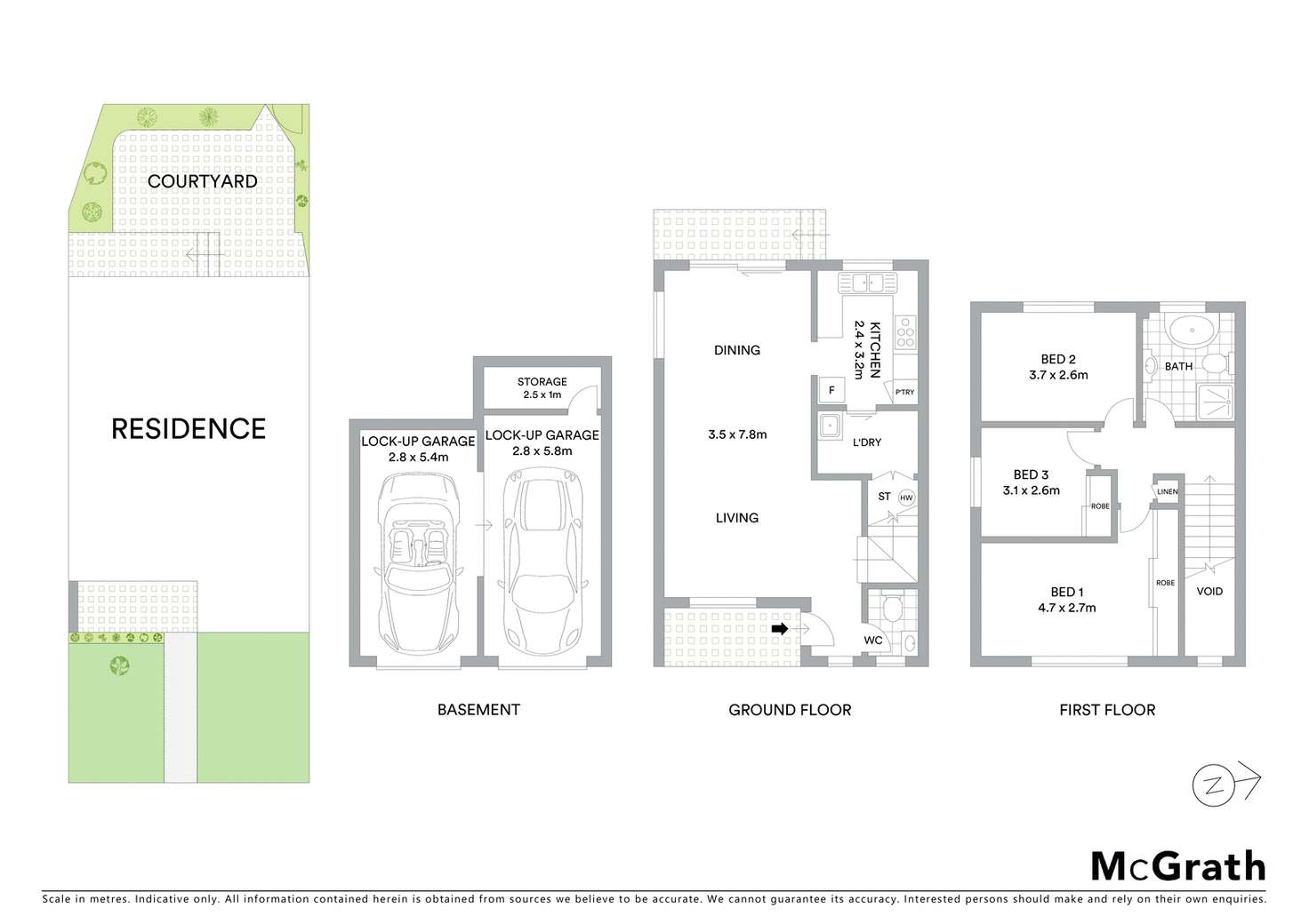 Floorplan of Homely townhouse listing, 19/134 Crimea Road, Marsfield NSW 2122