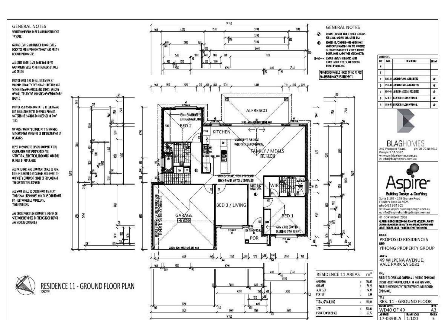 Floorplan of Homely house listing, Lot 1/49 Wilpena Avenue, Vale Park SA 5081