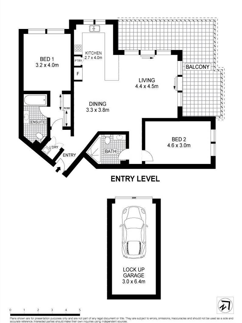 Floorplan of Homely unit listing, 2/10-12 Wingello Street, Guildford NSW 2161